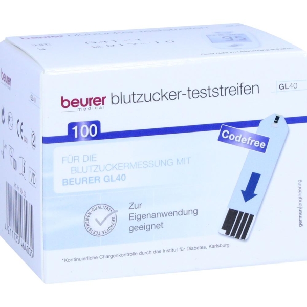 BEURER GL40 Blutzuckerteststreifen 100 St