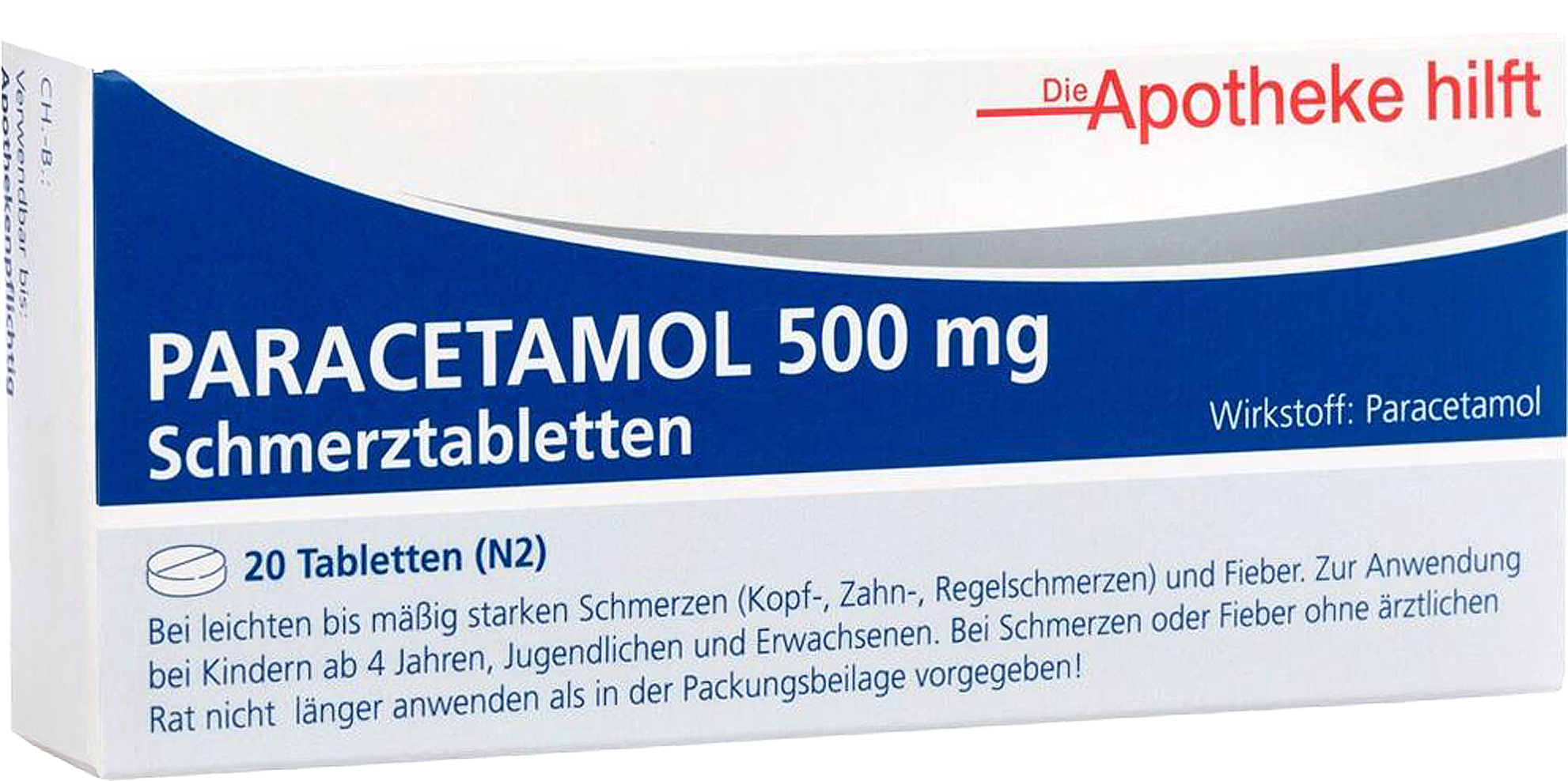 PARACETAMOL 500 mg Die Apotheke hilft Tabletten