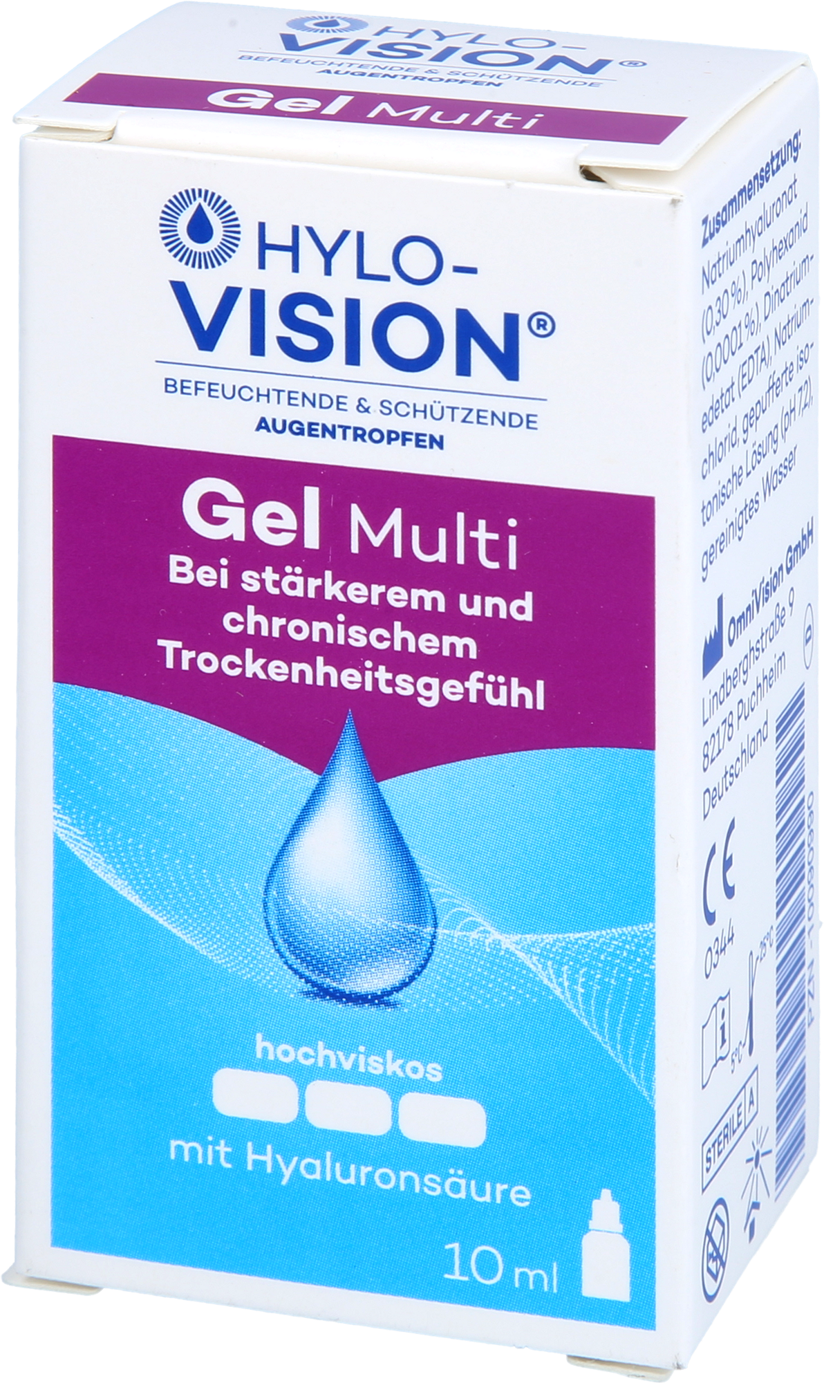 HYLO-VISION Gel multi Augentropfen 10 ml