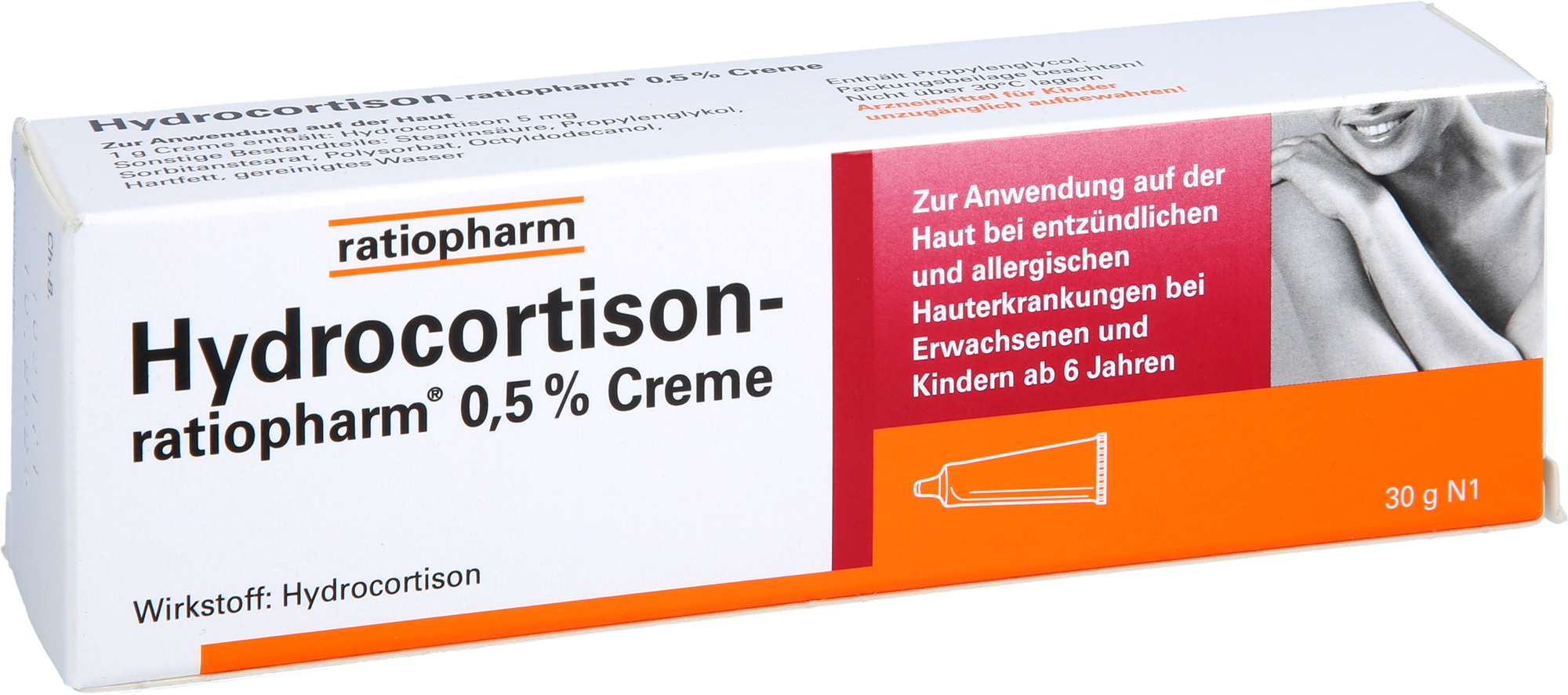 HYDROCORTISON-ratiopharm 0,5% Creme 30 g