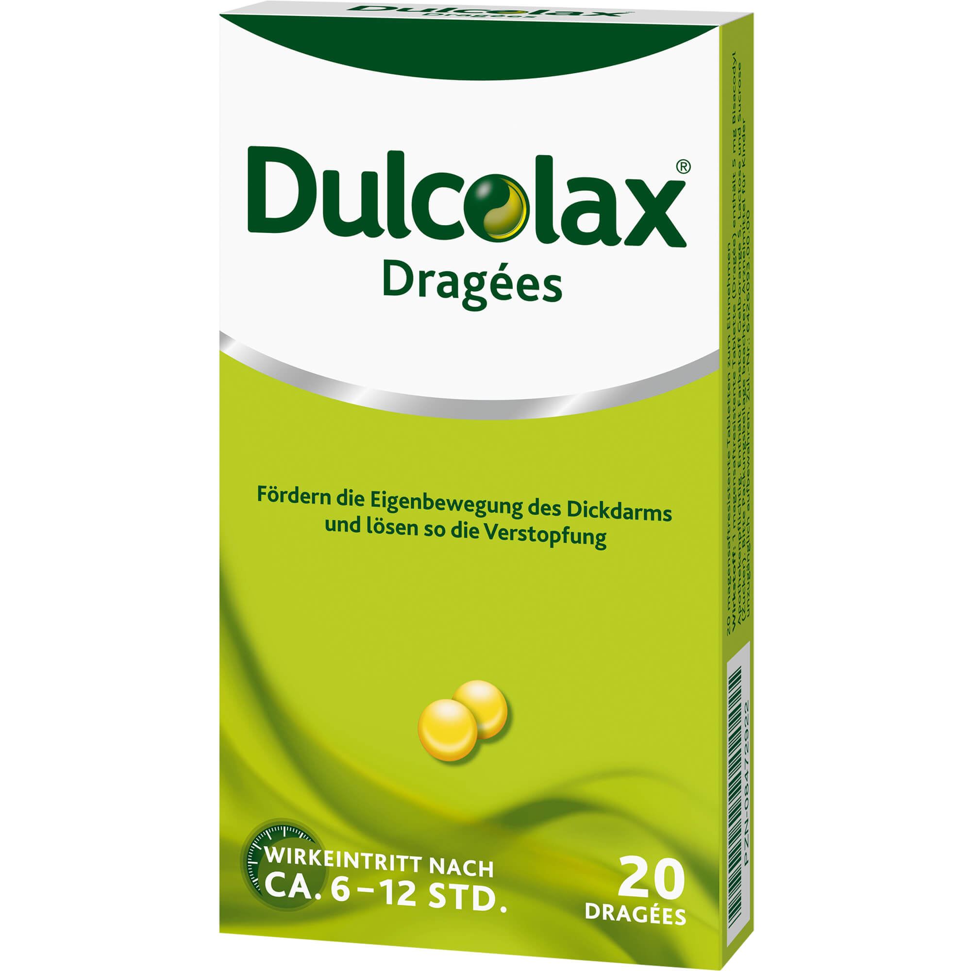 DULCOLAX Dragees 5 mg magensaftres.Tabletten 20 St