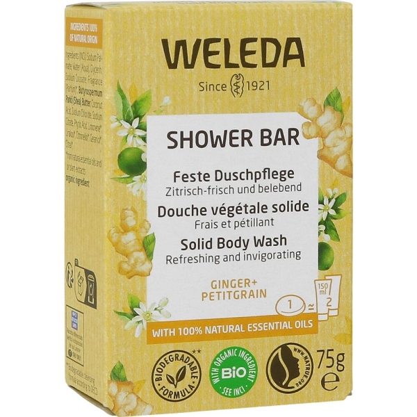 WELEDA feste Duschpflege Ginger+Petitgrain