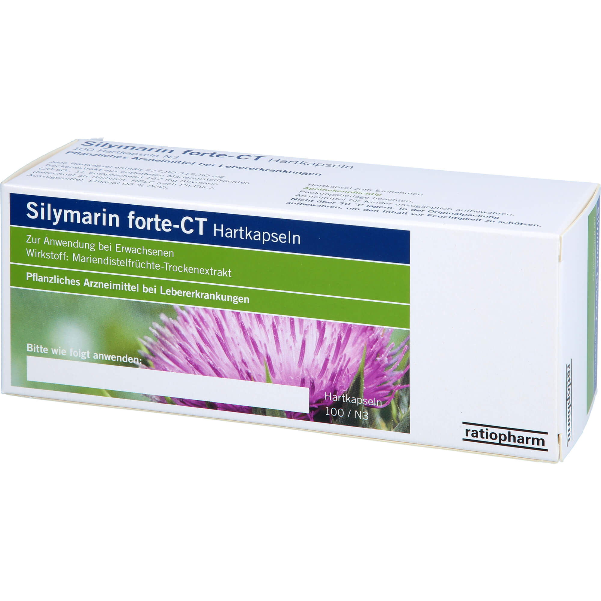 SILYMARIN forte-CT Hartkapseln 100 St