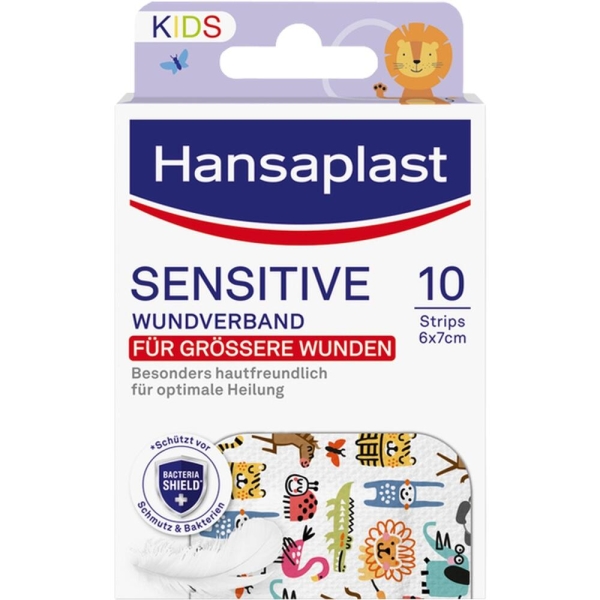 HANSAPLAST Kids Pflasterstrips sensitive 6x7 cm