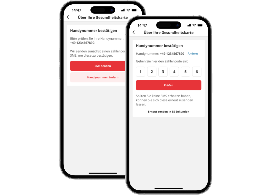 Handynummer besttigen