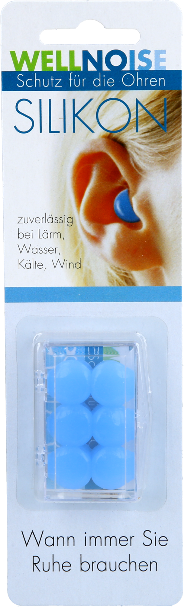 WELLNOISE Ohrenstopfen blau Blister