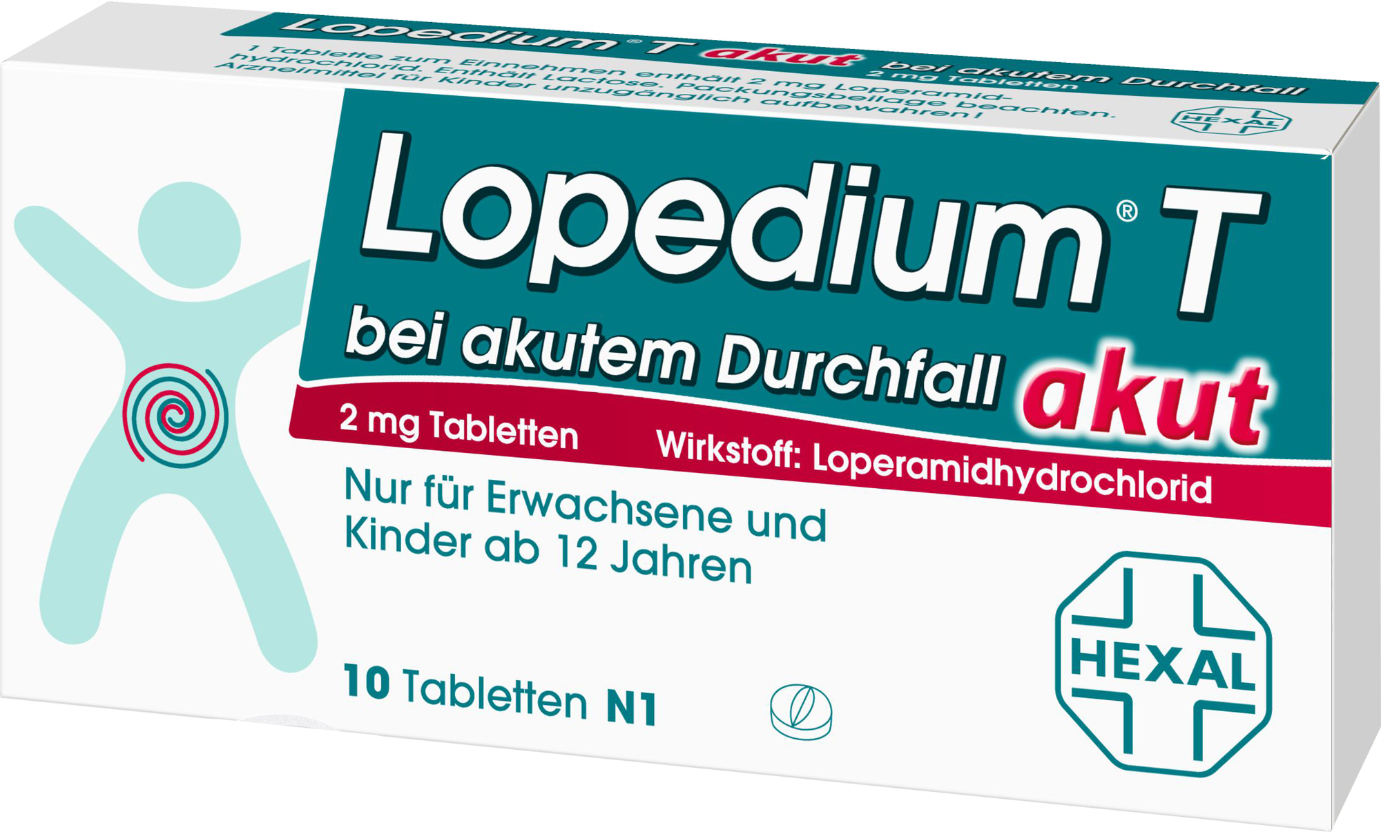 LOPEDIUM T akut bei akutem Durchfall Tabletten