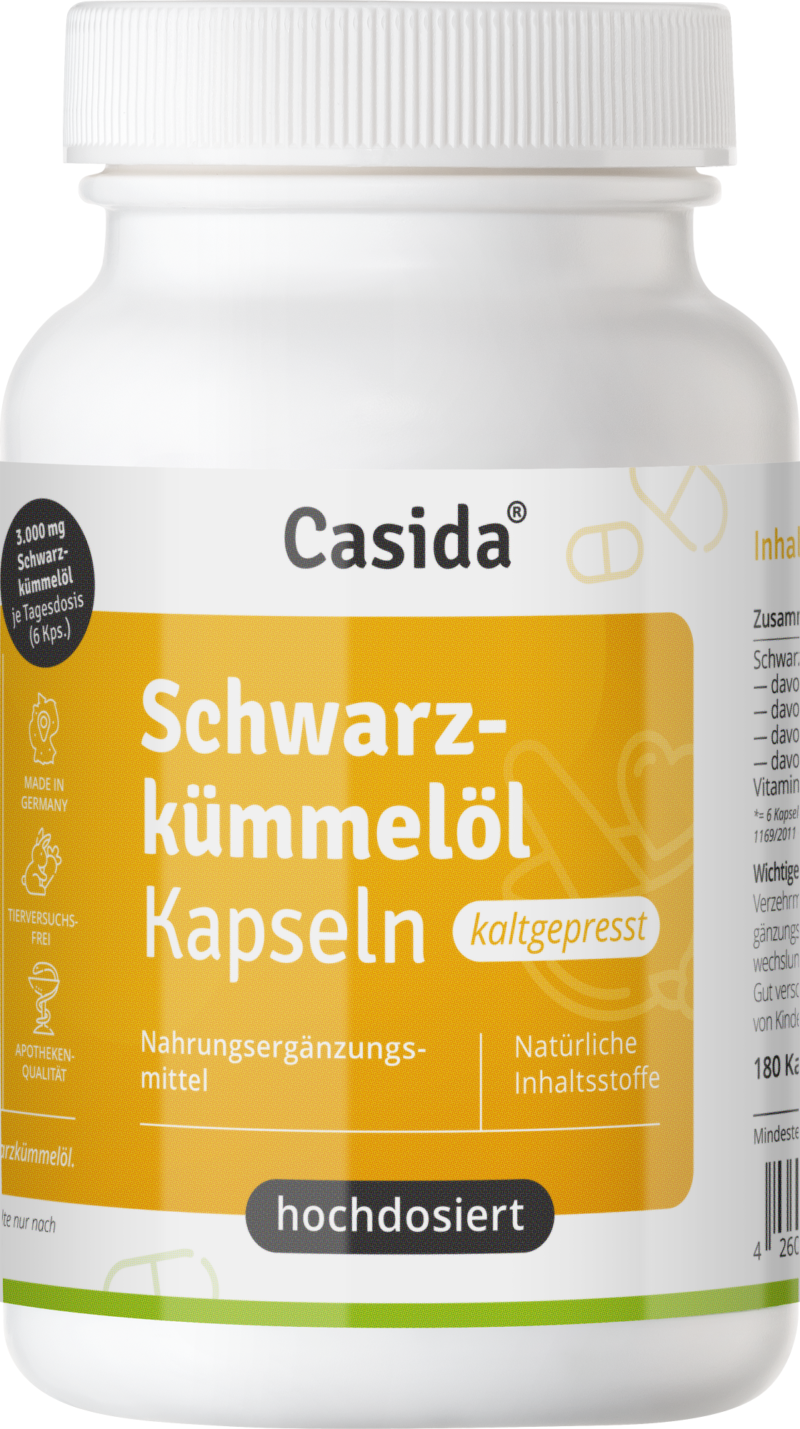 SCHWARZKÜMMELÖL Kapseln 3000 mg hochdosiert