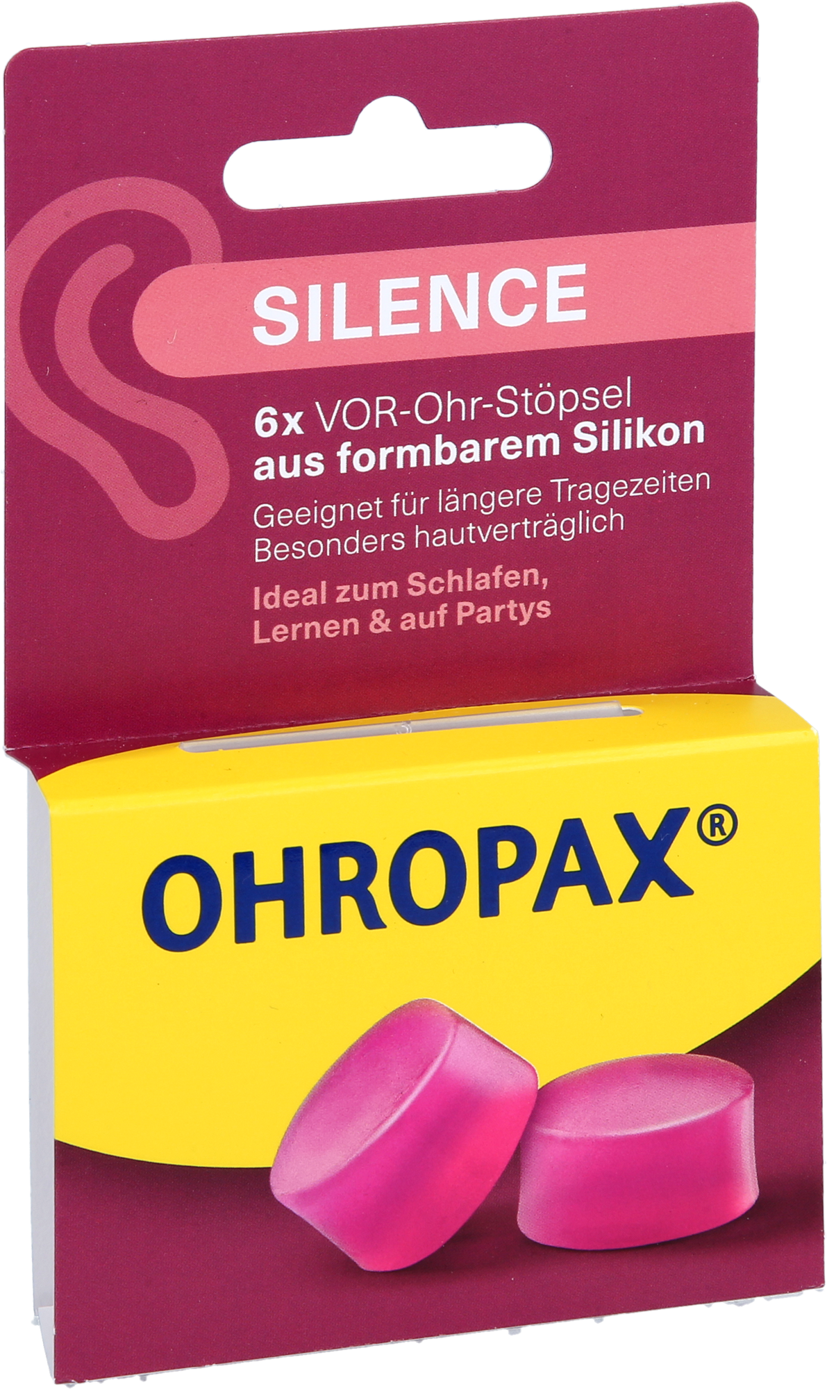 OHROPAX Silence Silikon Vor-Ohr Stöpsel