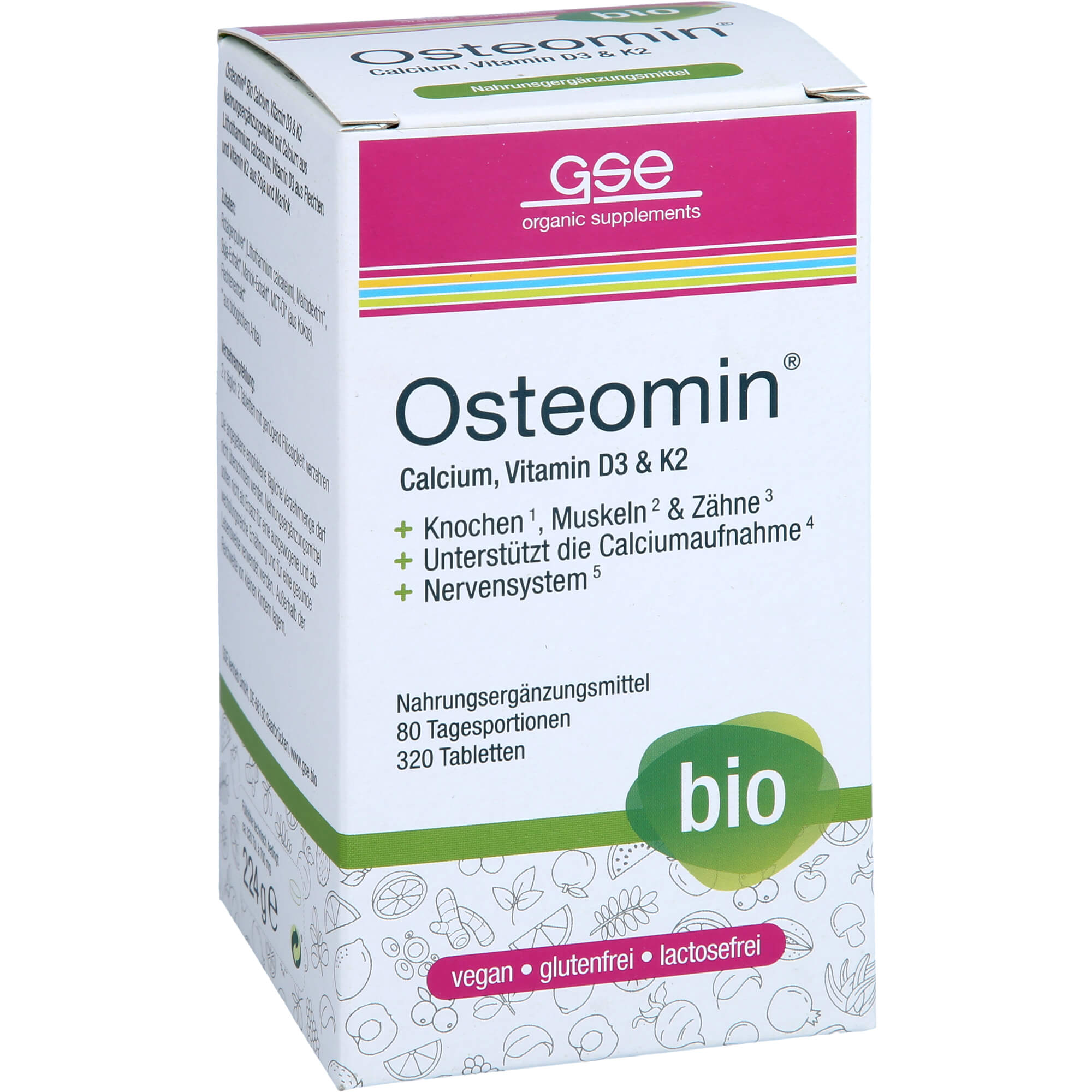 GSE Osteomin Bio Calcium Vitamin D3+K2 Tabletten