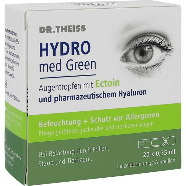 DR.THEISS Hydro med Green Augentro.Einzeldos.Amp.