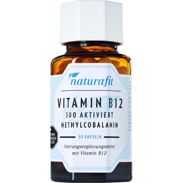 NATURAFIT Vitamin B12 500 μg aktiviert Kapseln