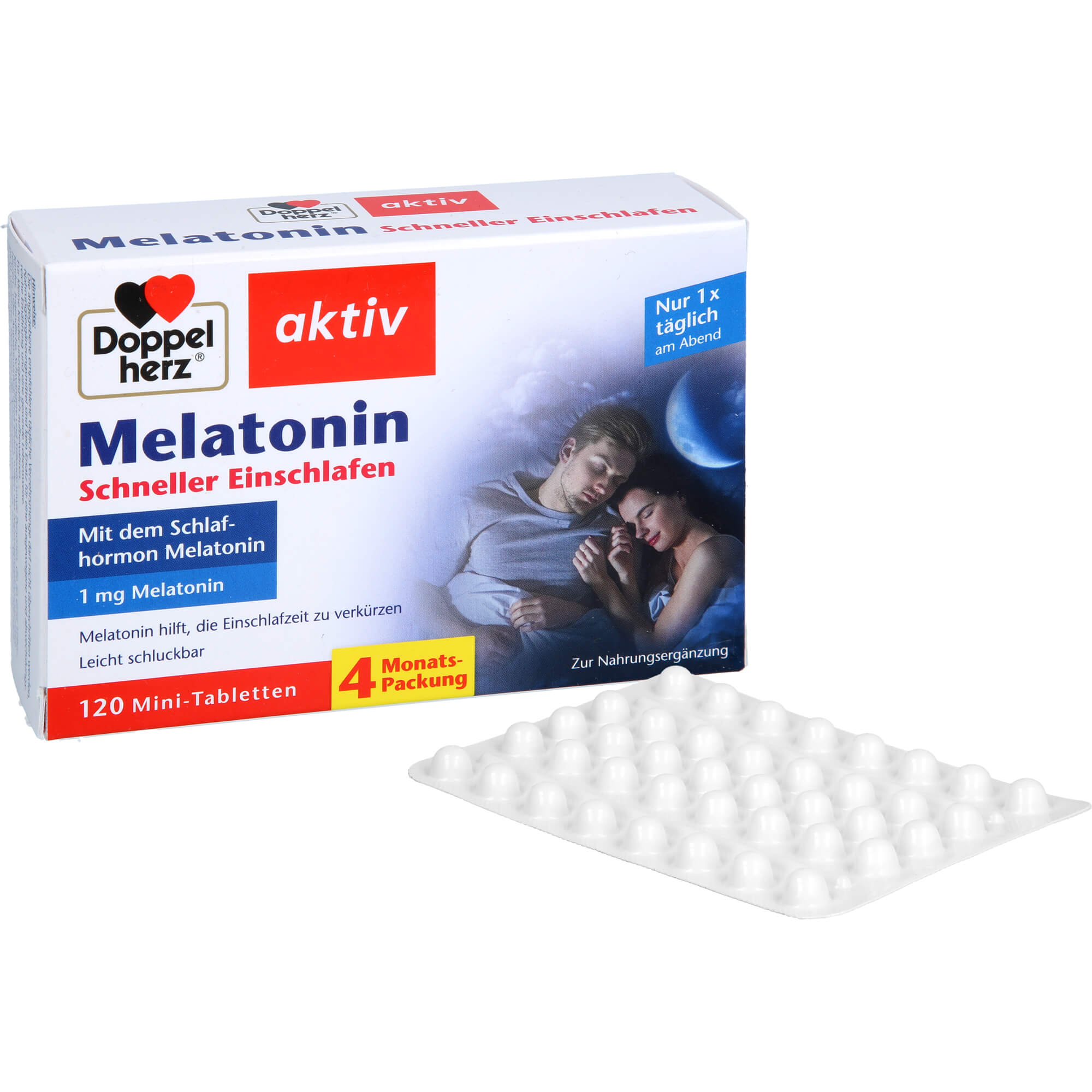 DOPPELHERZ Melatonin Tabletten 120 St
