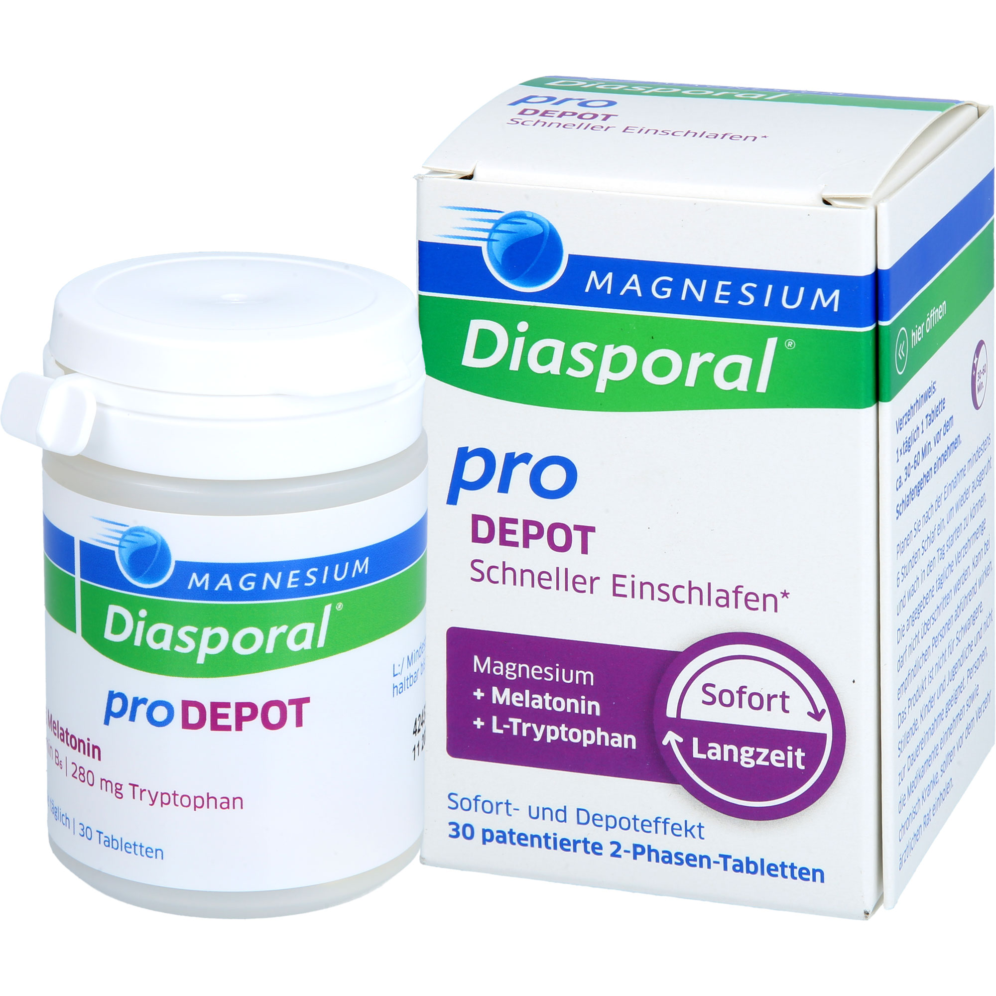 MAGNESIUM DIASPORAL pro DEPOT Schneller Einschlaf.