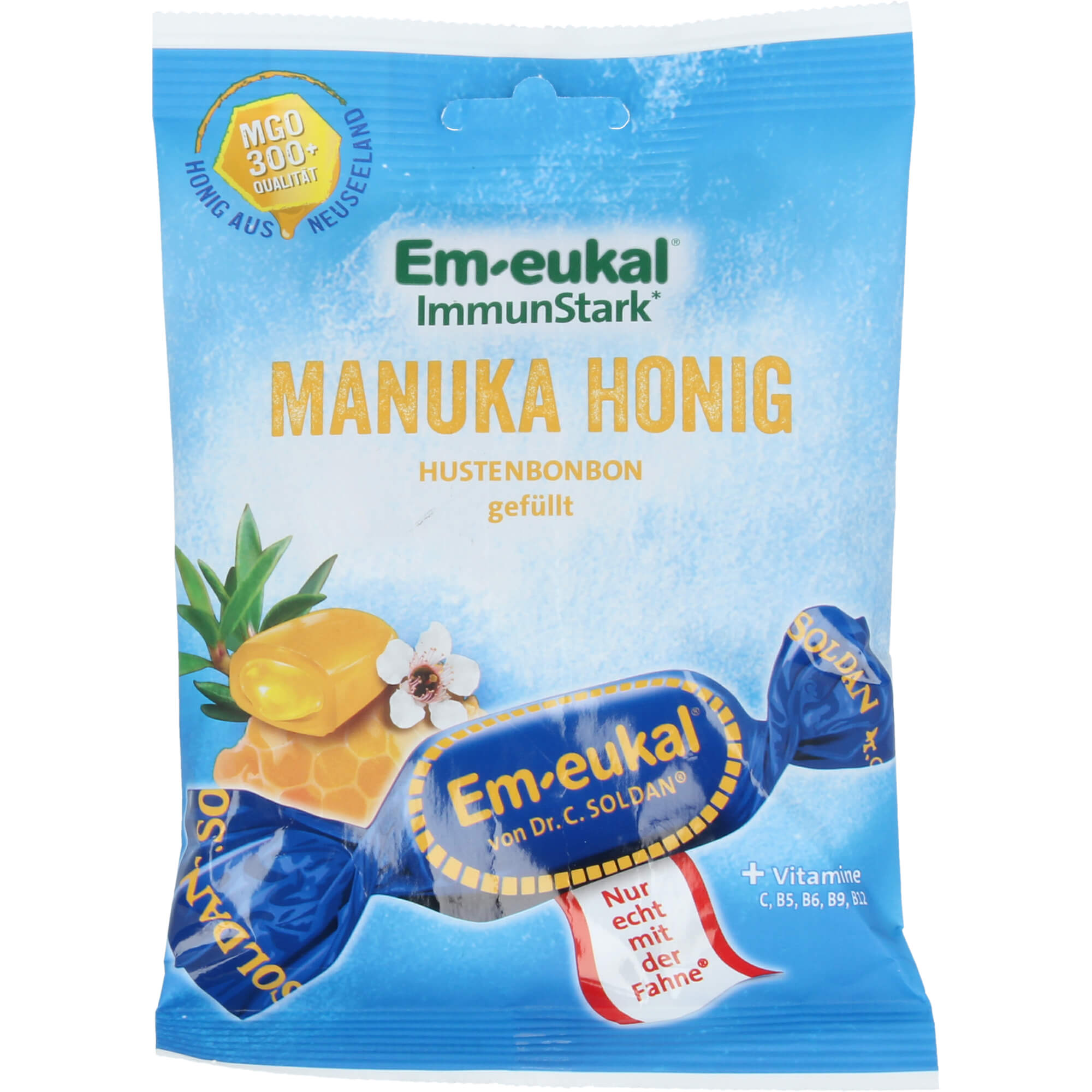 EM-EUKAL Bonbons Manuka-Honig gefüllt zuckerhaltig