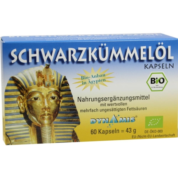 SCHWARZKÜMMEL BIO ägypt.Kapseln 60 St