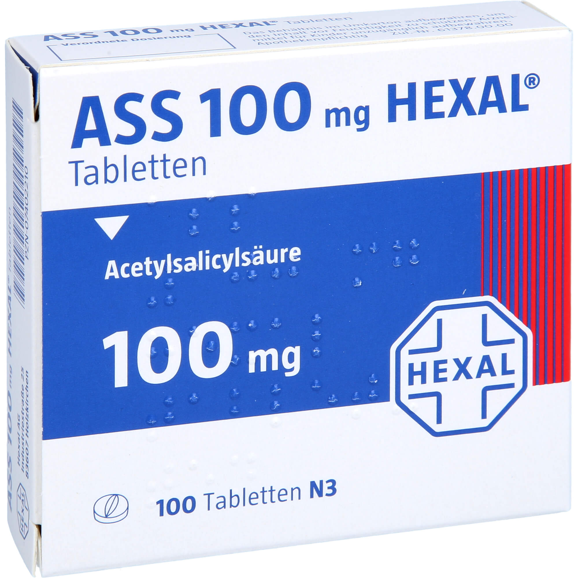 ASS 100 mg HEXAL Tabletten 100 St