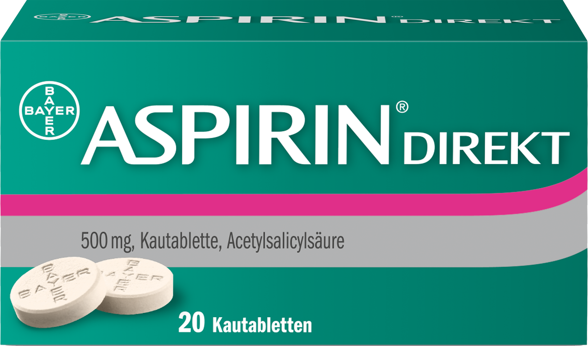 ASPIRIN Direkt Kautabletten 20 St