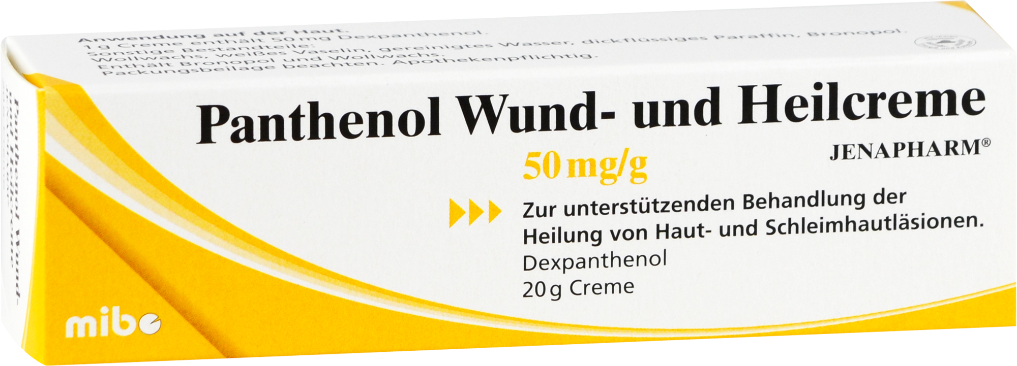PANTHENOL Wund- und Heilcreme Jenapharm 20 g