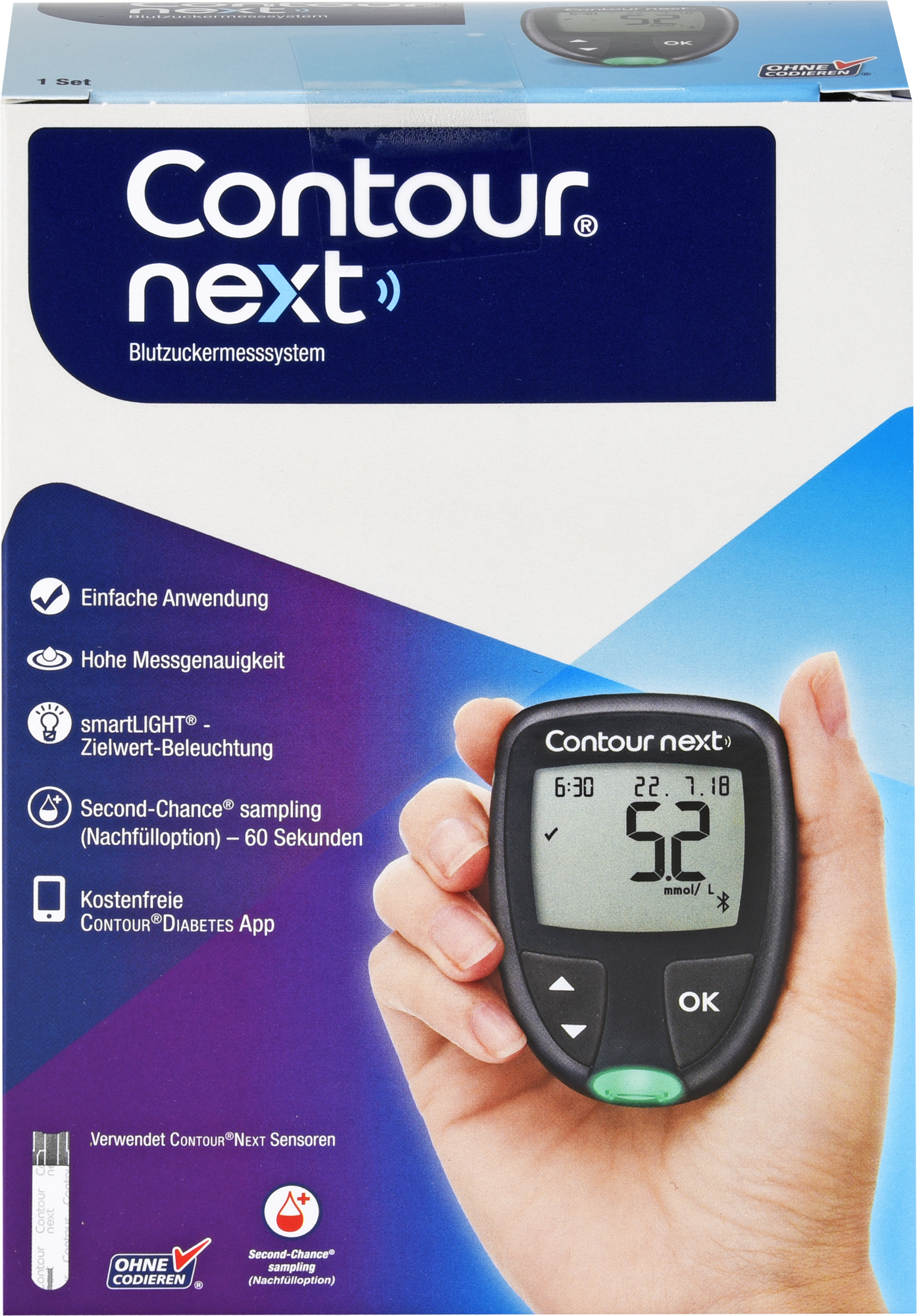 CONTOUR Next NEU Set Blutzuckermessgerät mmol/l
