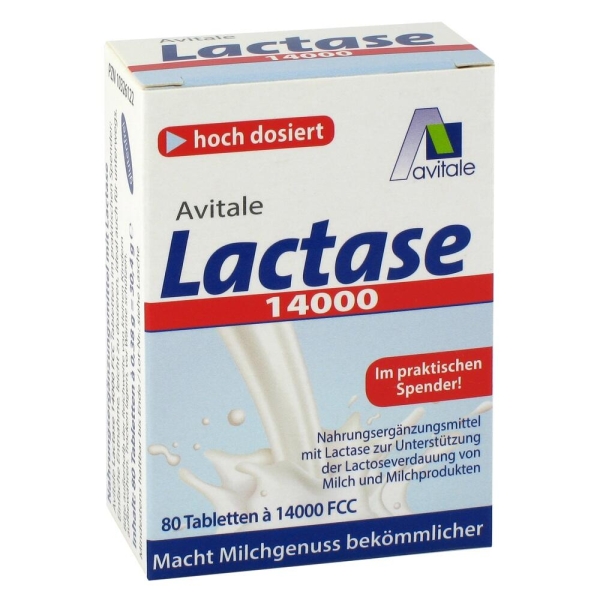 LACTASE 14.000 FCC Tabletten im Spender