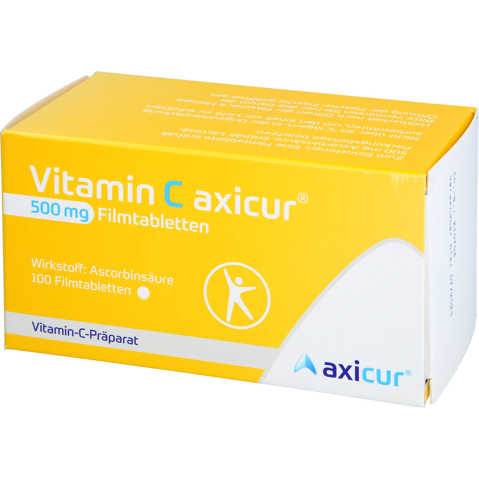 VITAMIN C AXICUR 500 mg Filmtabletten