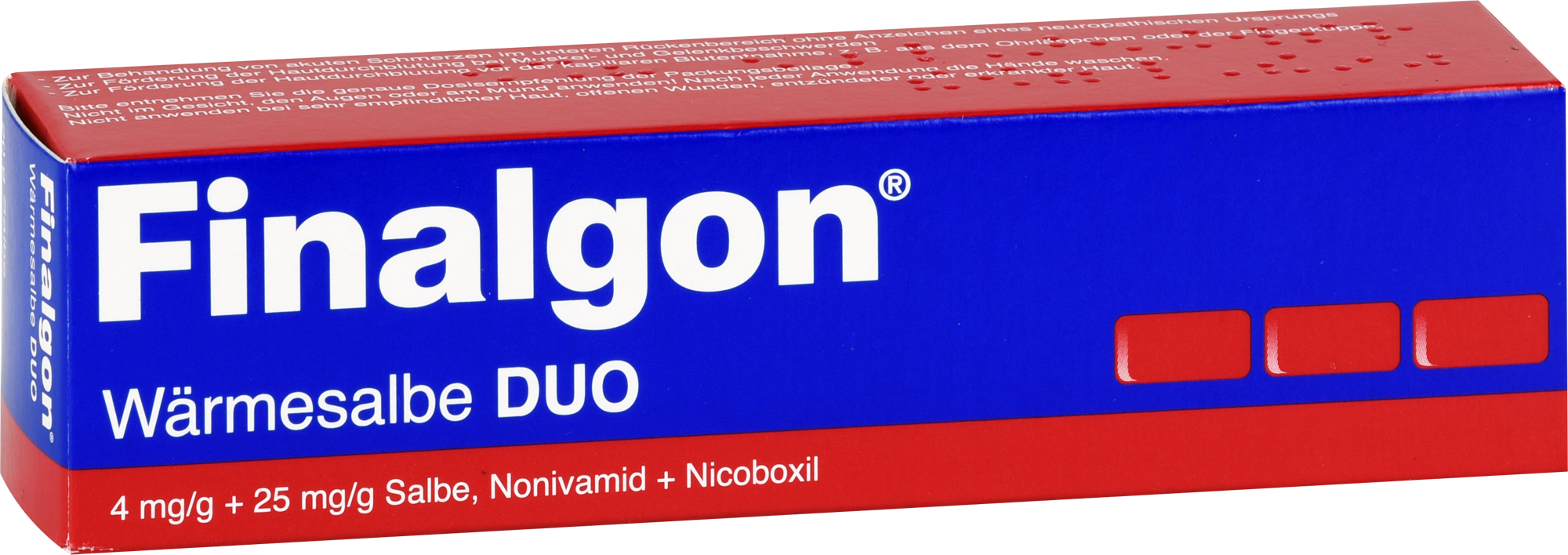 FINALGON Wärmesalbe DUO 4 mg/g + 25 mg/g