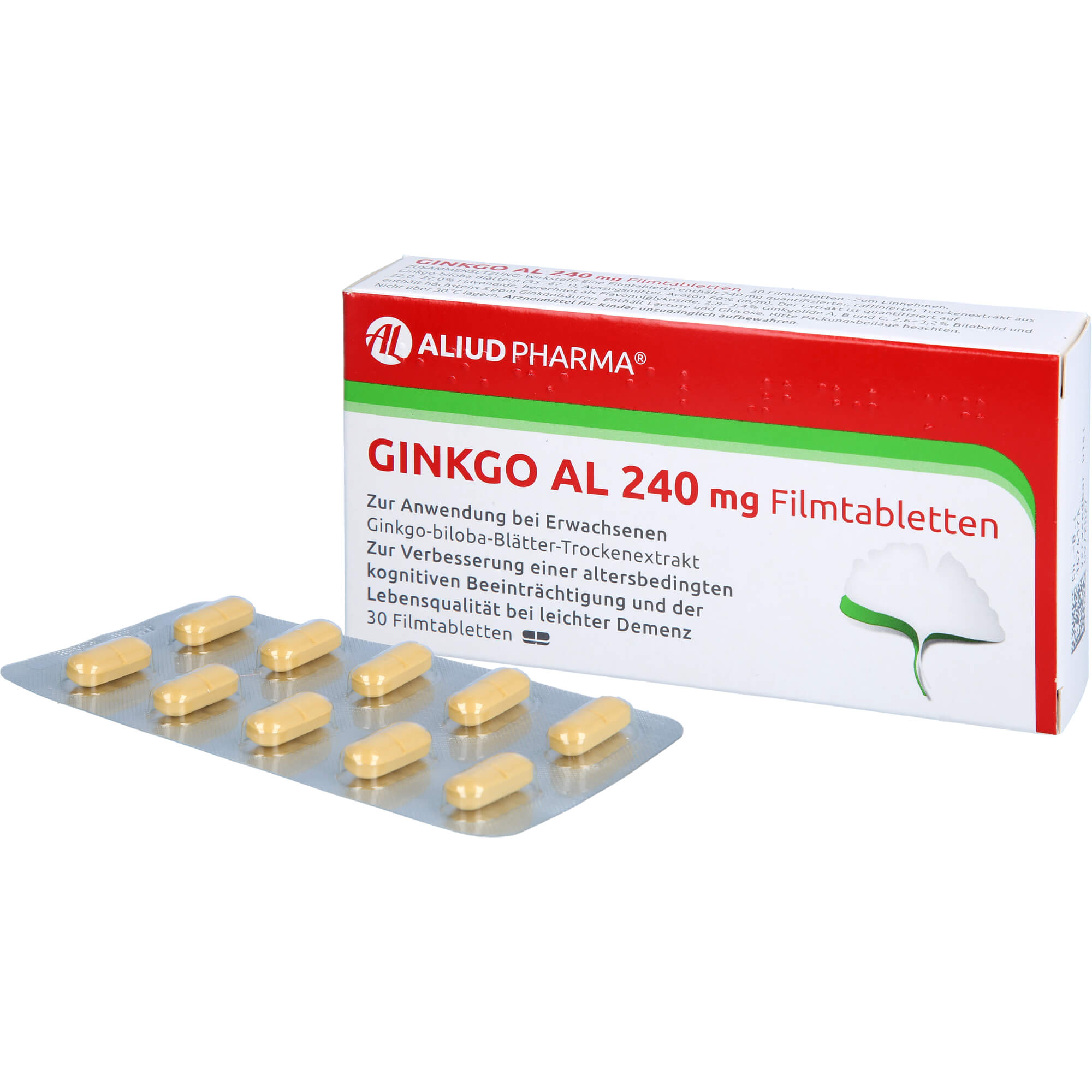 GINKGO AL 240 mg Filmtabletten 30 St