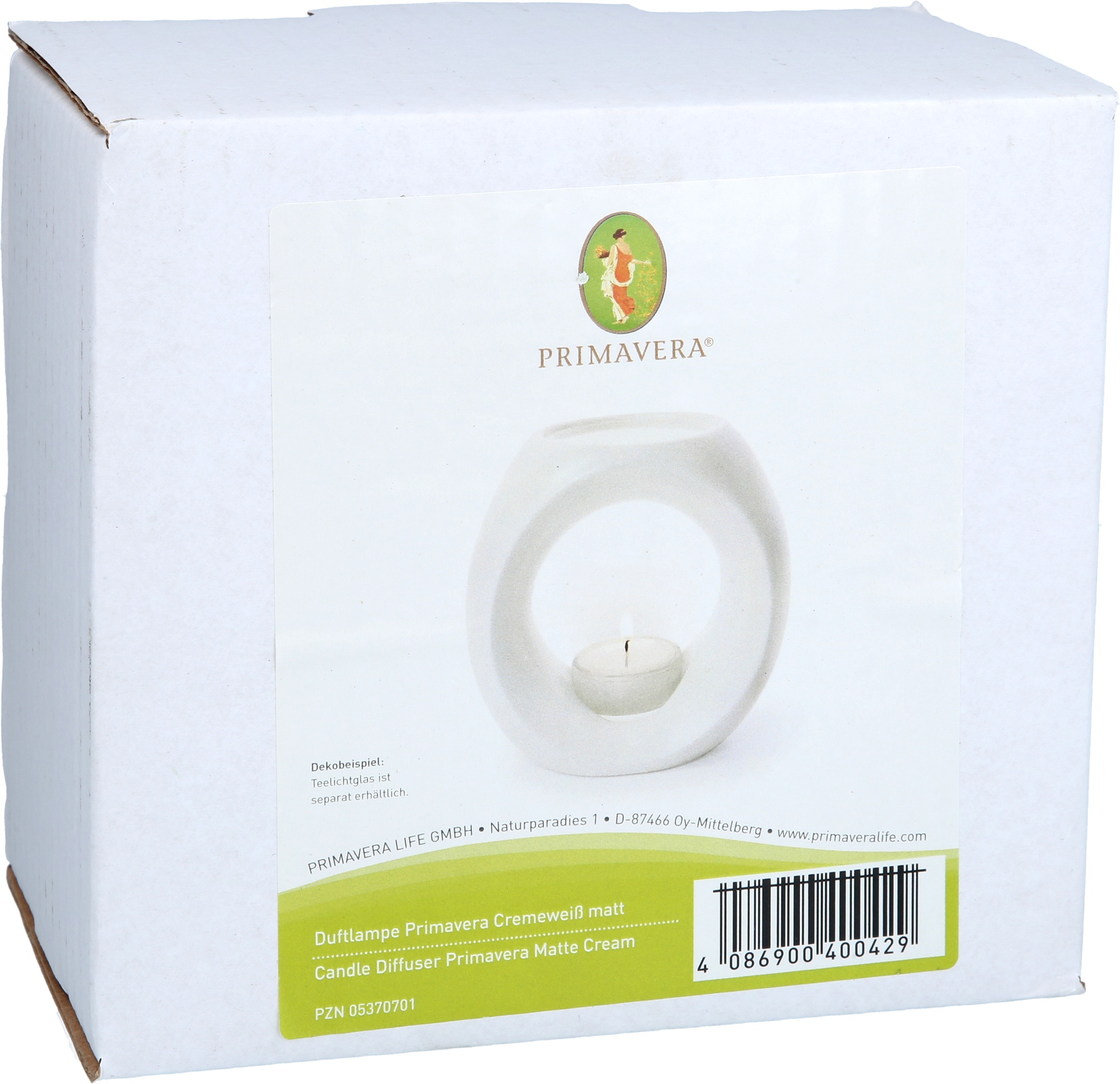 DUFTLAMPE Primavera cremeweiß