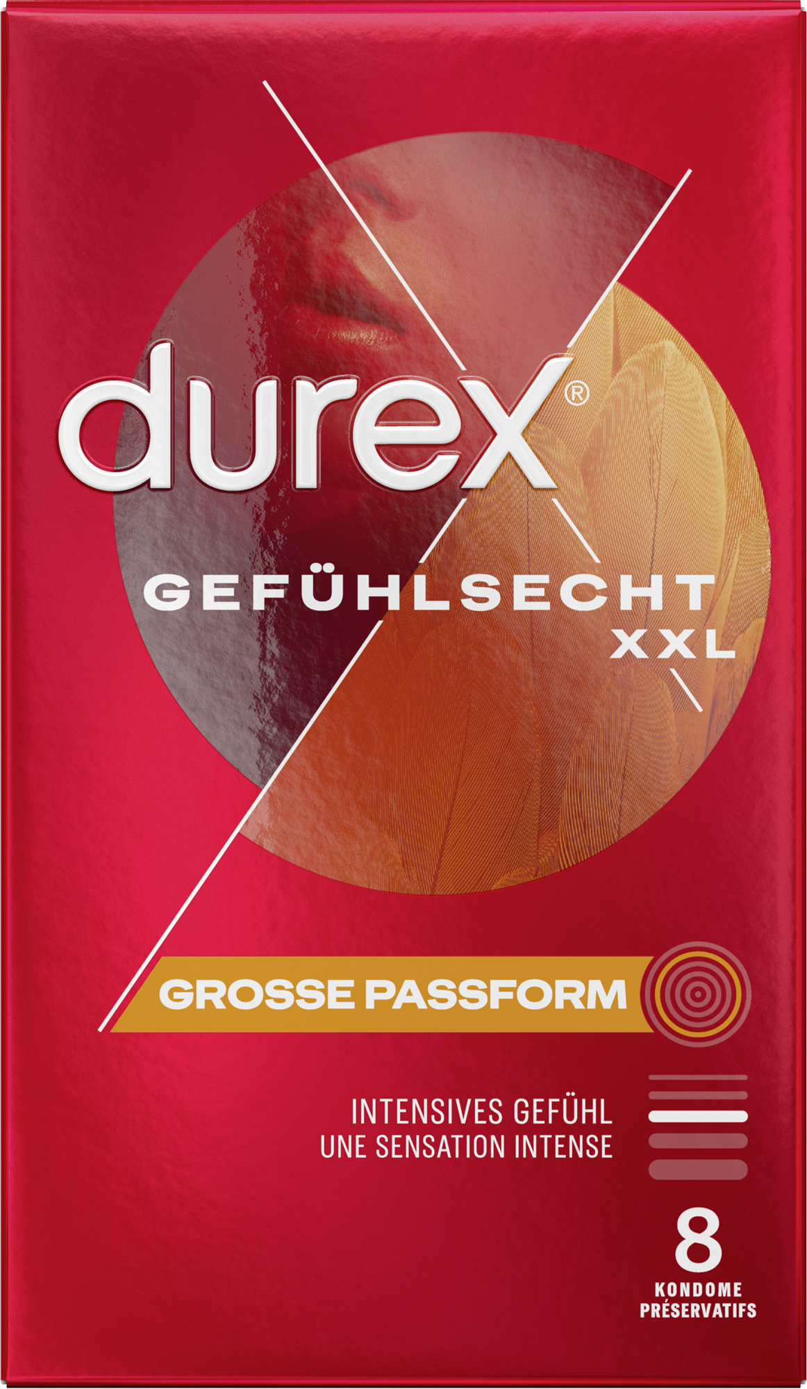 DUREX Gefühlsecht XXL Kondome 8 St