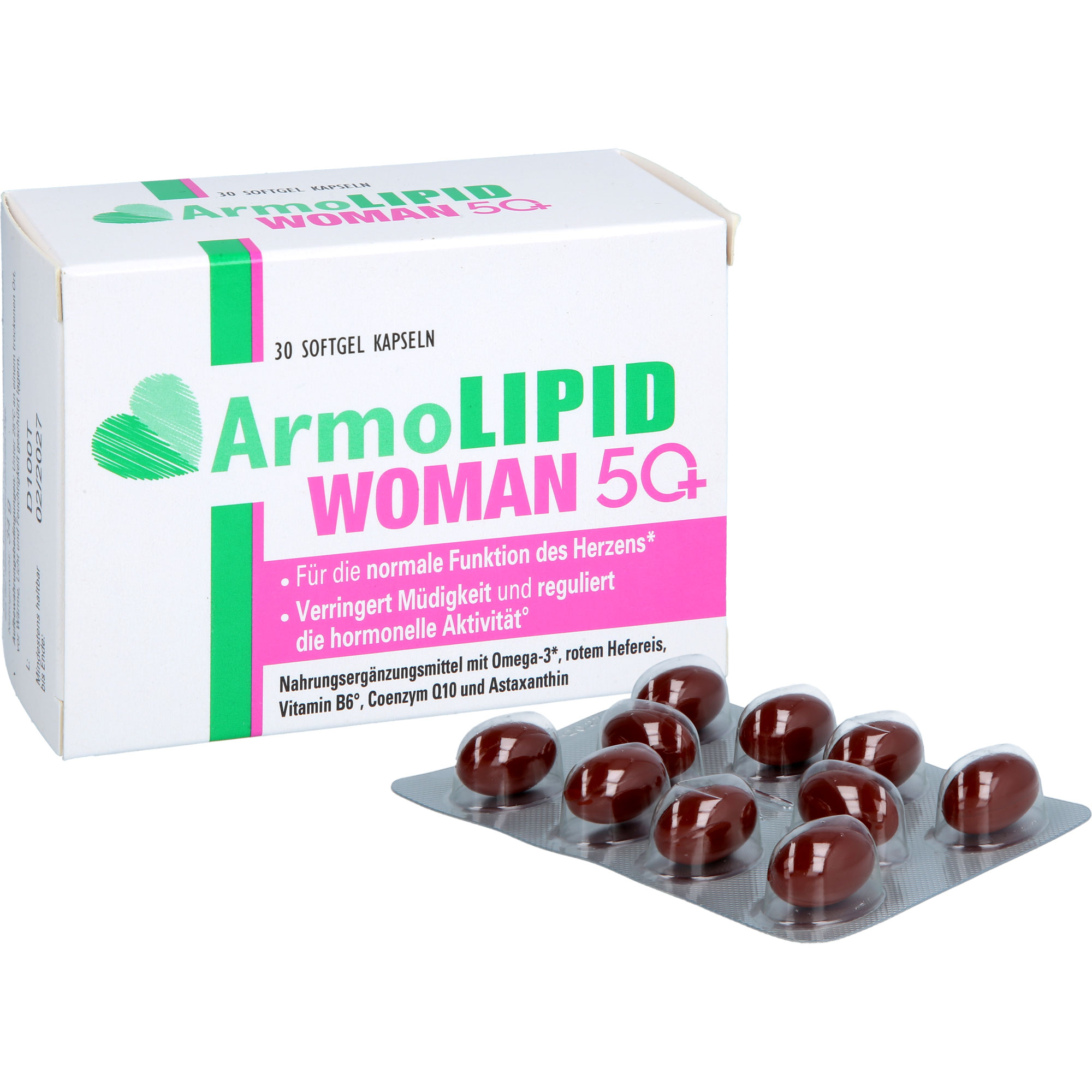 ARMOLIPID WOMAN 50+ Weichkapseln