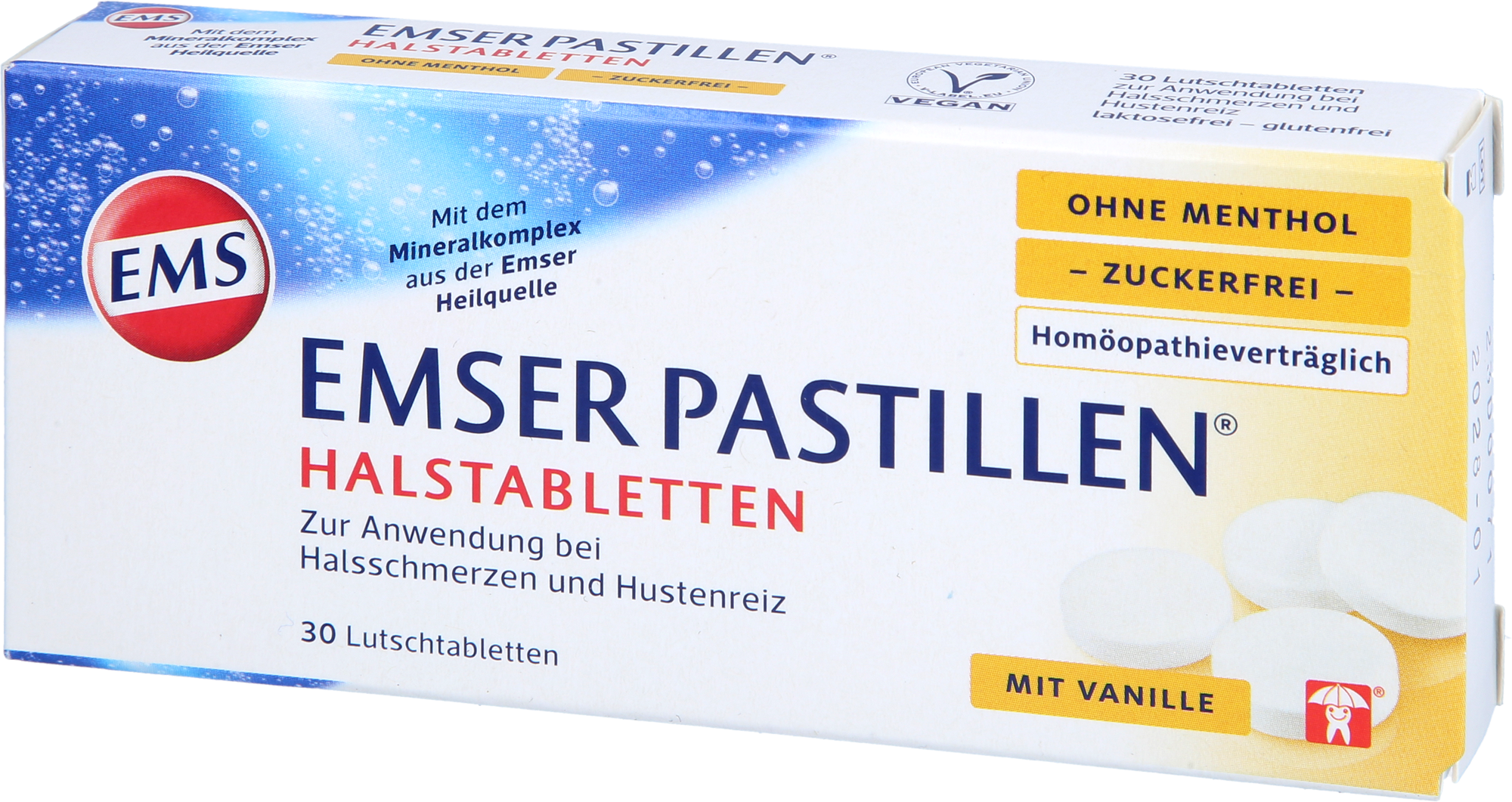 EMSER Pastillen ohne Menthol zuckerfrei