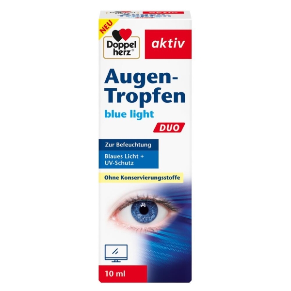 DOPPELHERZ Augen-Tropfen blue light DUO