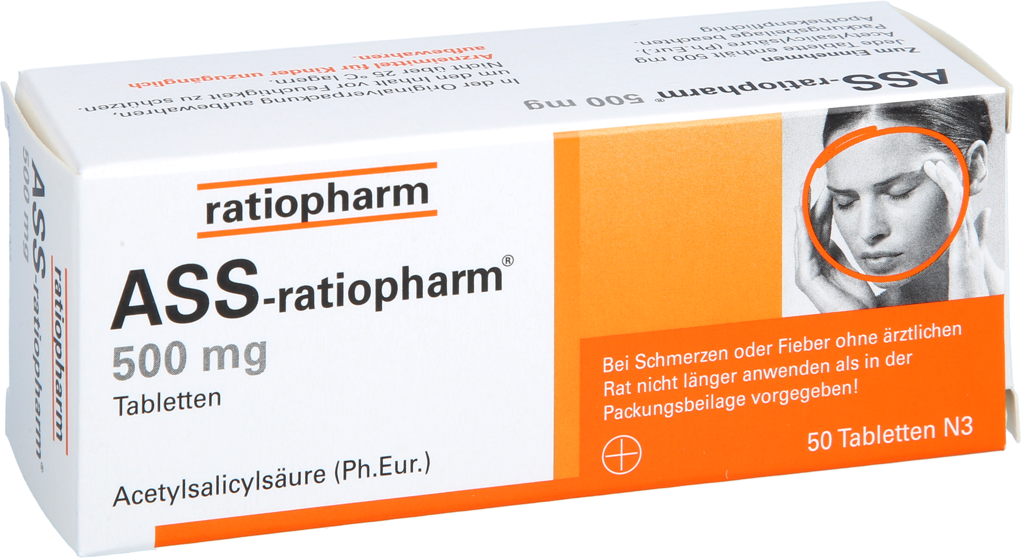 ASS-ratiopharm 500 mg Tabletten 50 St