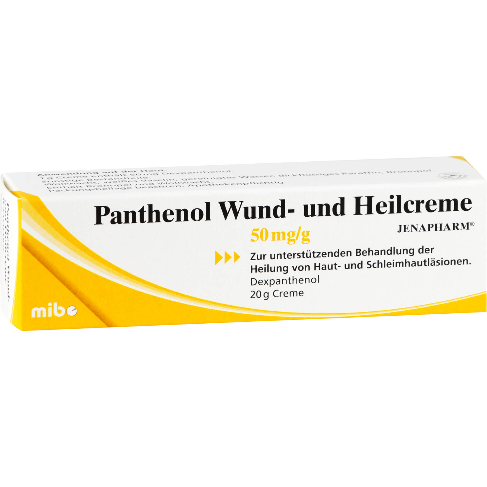 PANTHENOL Wund- und Heilcreme Jenapharm 20 g
