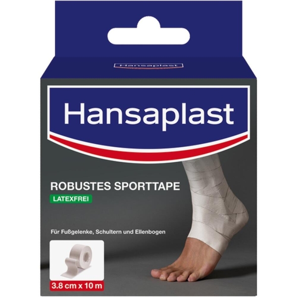 HANSAPLAST robustes Sporttape 3,8 cmx10 m weiß