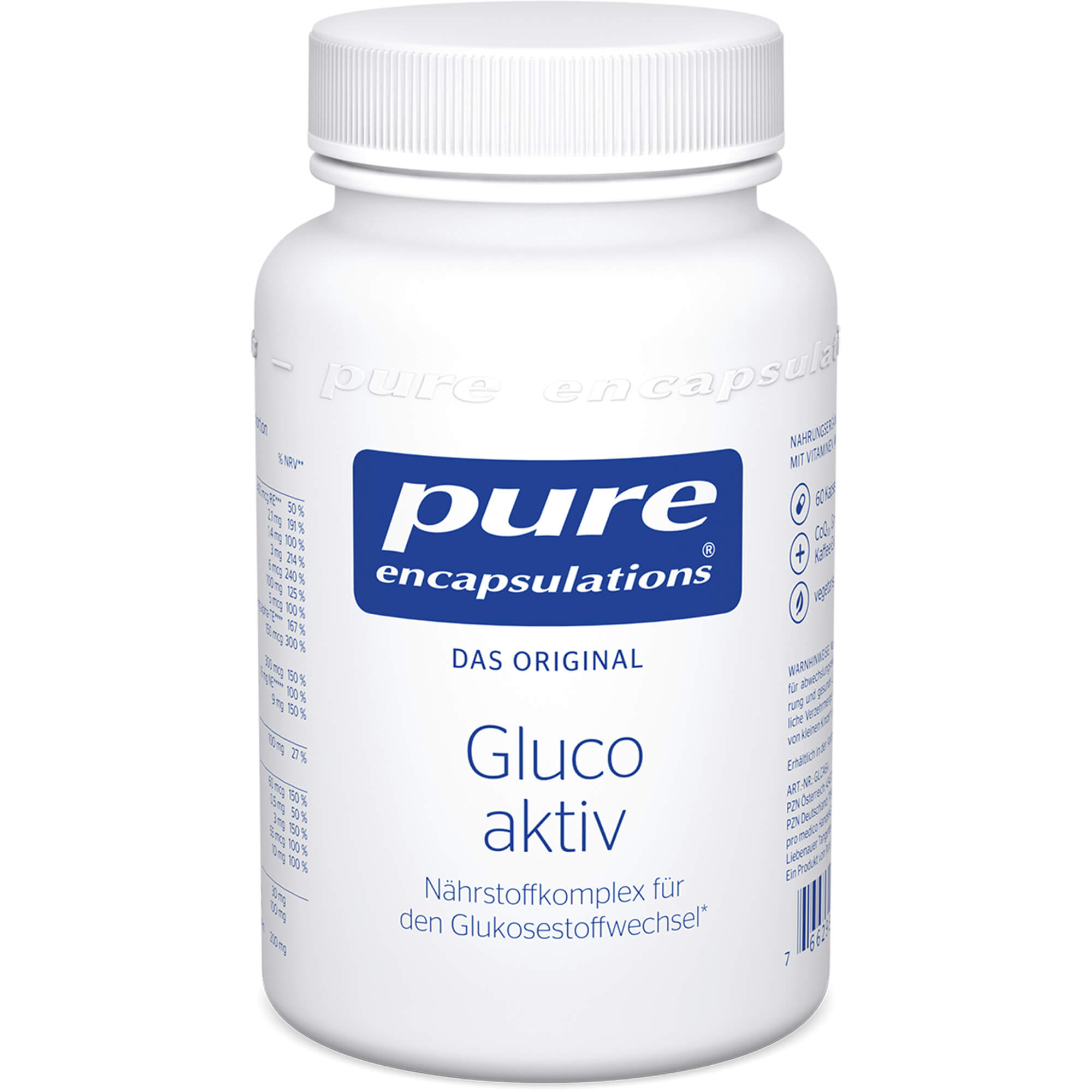 PURE ENCAPSULATIONS Gluco aktiv Kapseln
