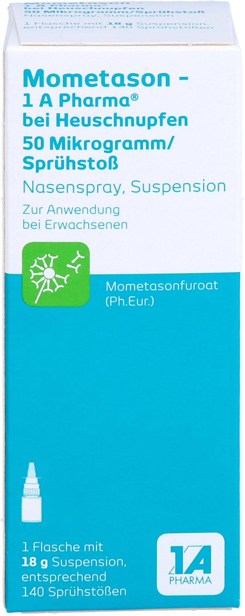 MOMETASON 1A Phar.b.Heuschnupfen 50μg/Spr.Stoß 140