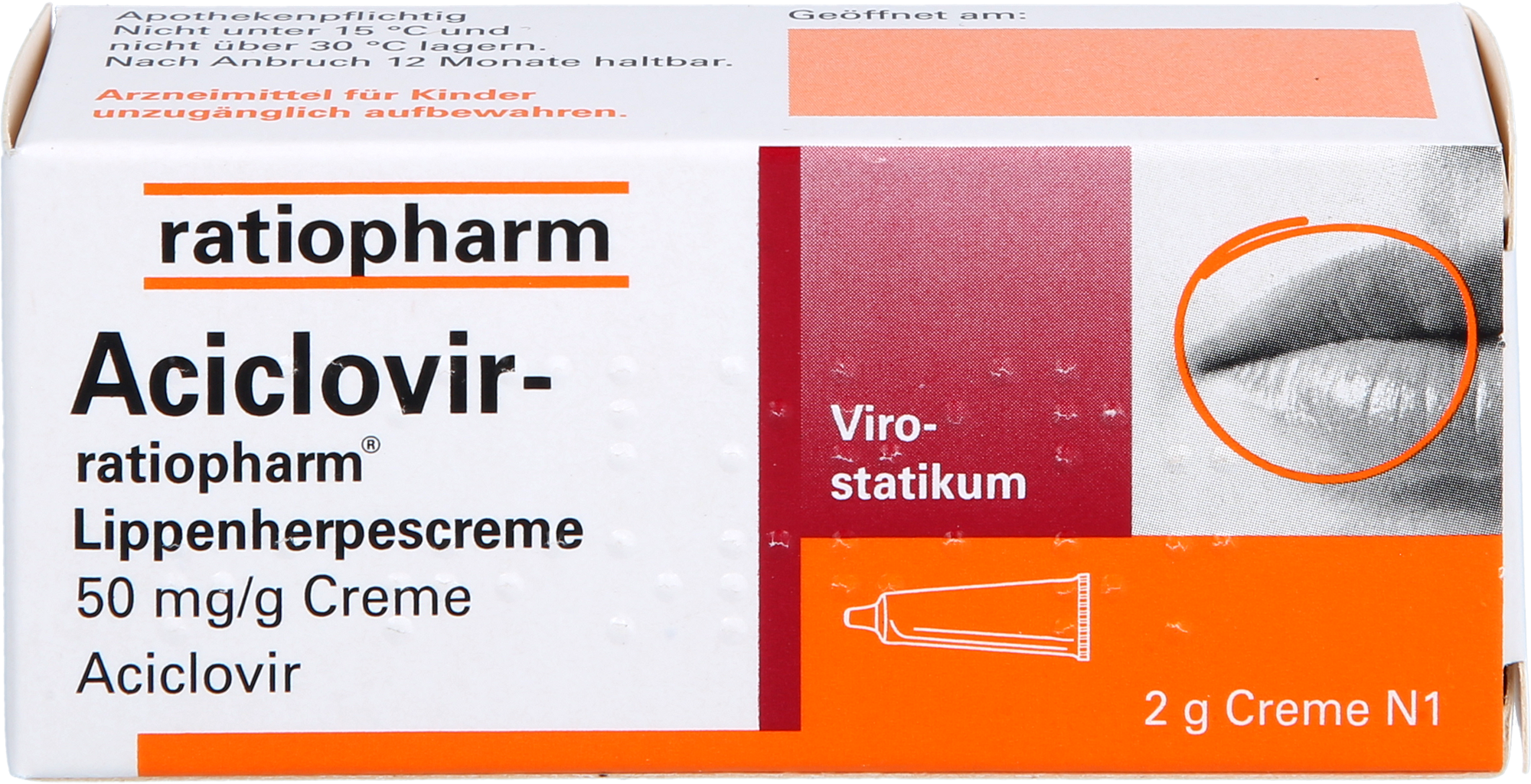 ACICLOVIR-ratiopharm Lippenherpescreme