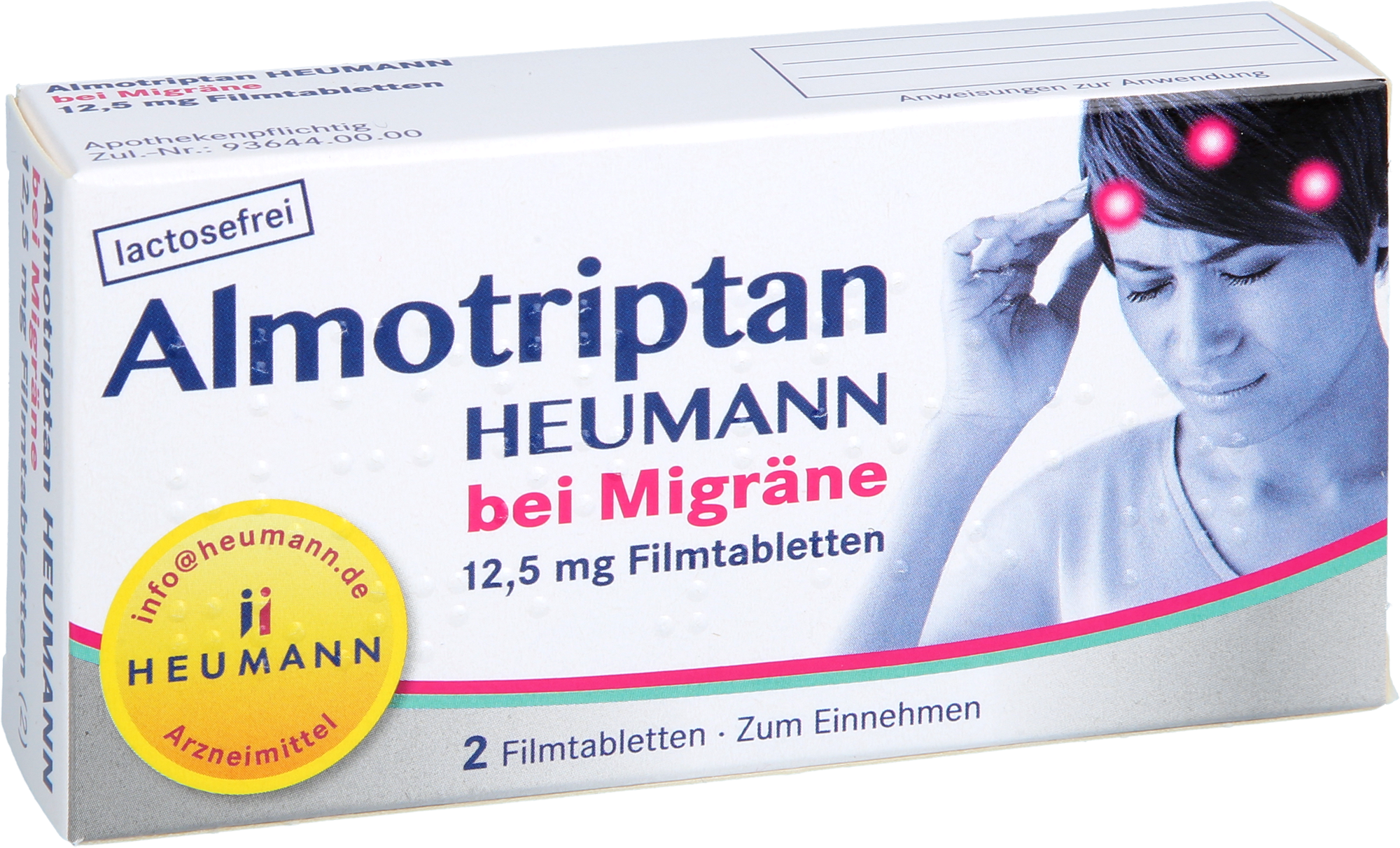 ALMOTRIPTAN Heumann bei Migräne 12,5 mg Filmtabl.