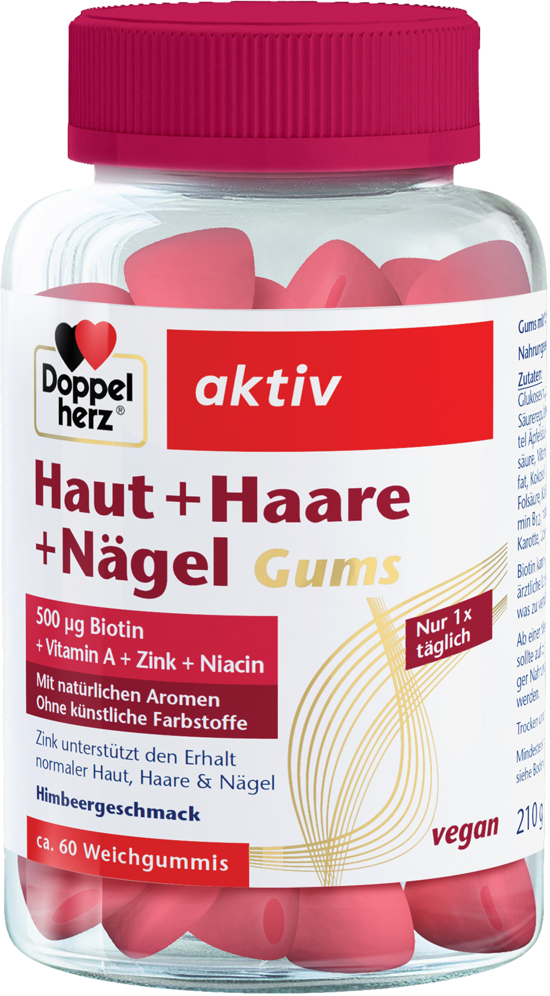 DOPPELHERZ Haut+Haare+Nägel Gums