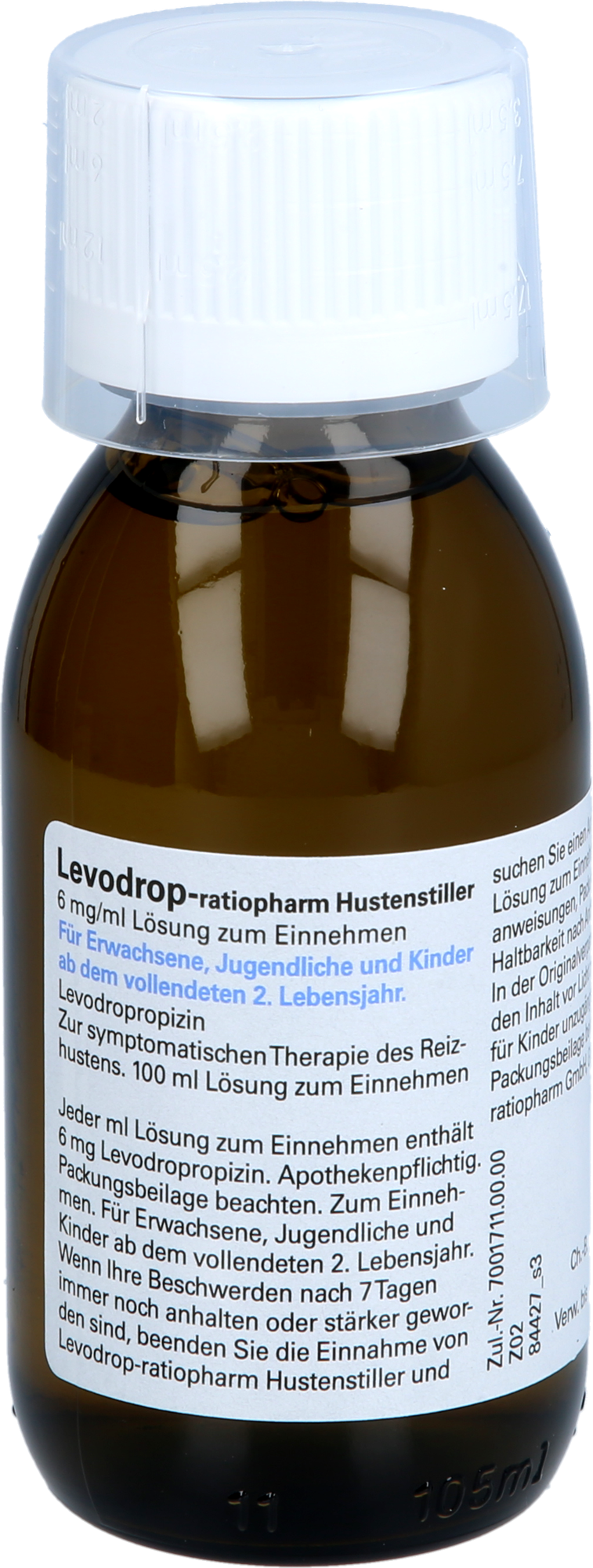 LEVODROP-ratiopharm Hustenstiller 6 mg/ml LSE
