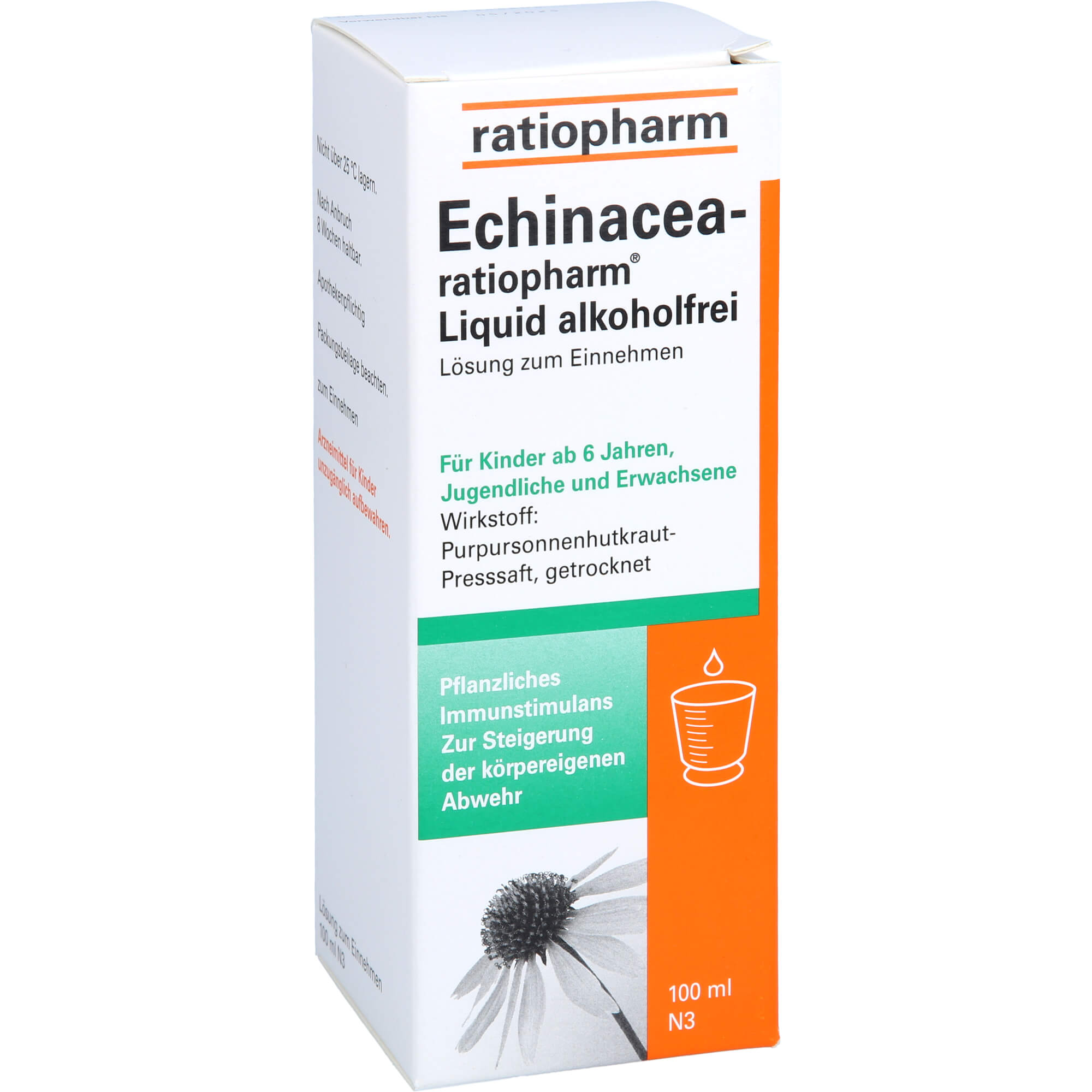 ECHINACEA-RATIOPHARM Liquid alkoholfrei 100 ml