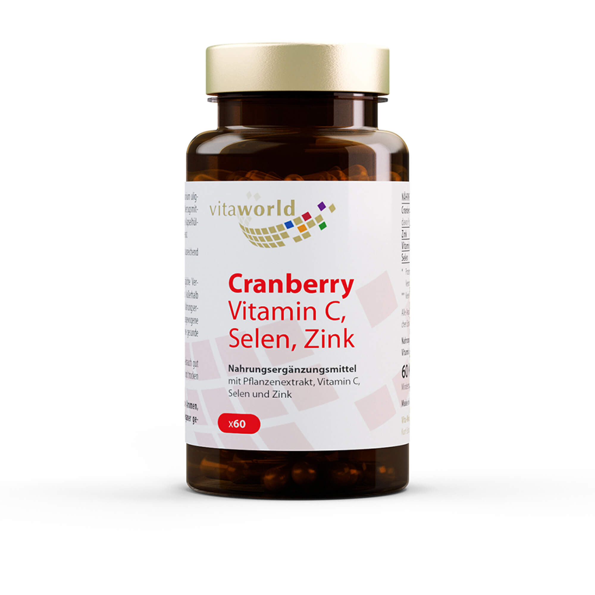 CRANBERRY VITAMIN C+Selen+Zink Kapseln