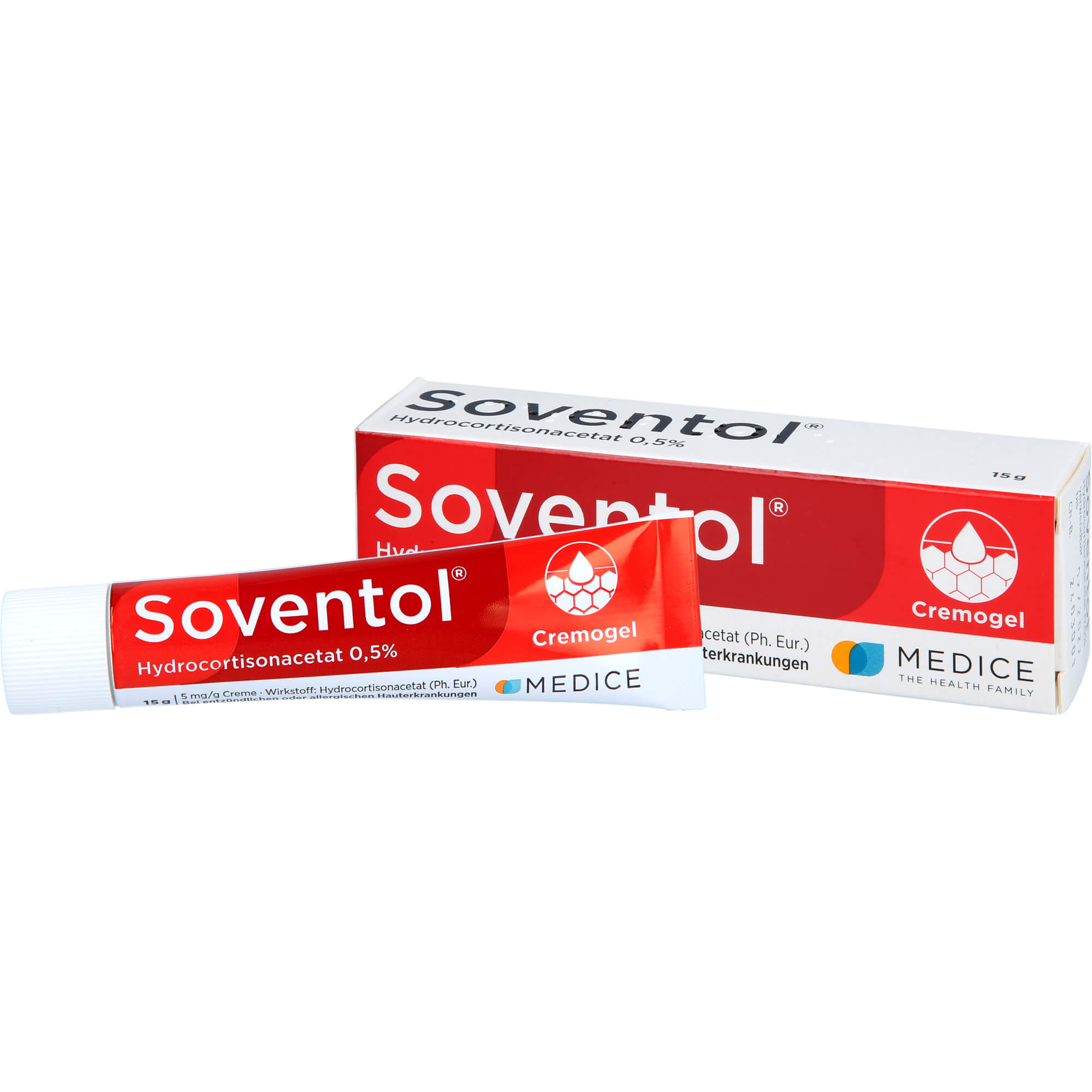 SOVENTOL Hydrocortisonacetat 0,5% Creme 15 g