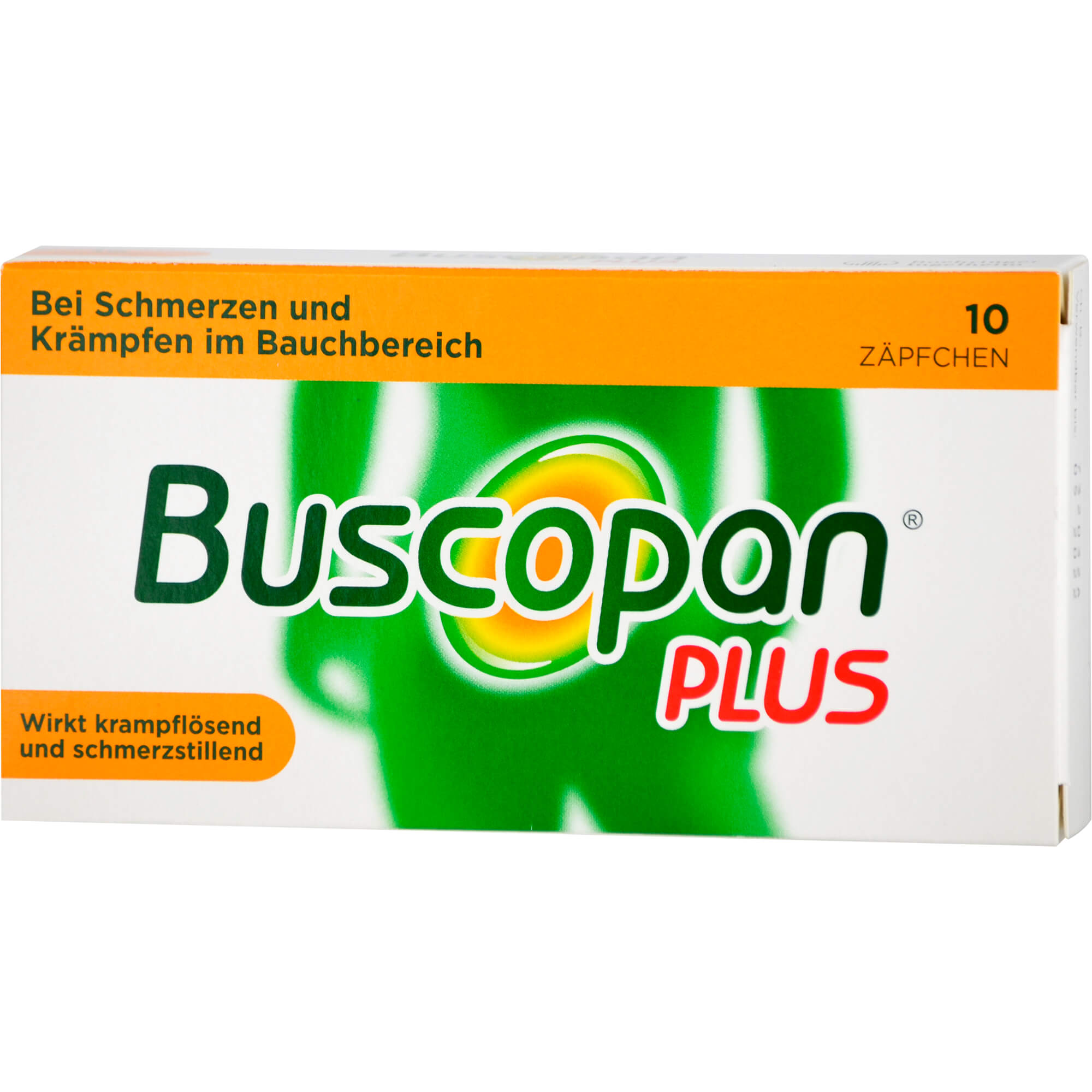 BUSCOPAN plus 10 mg/800 mg Suppositorien 10 St