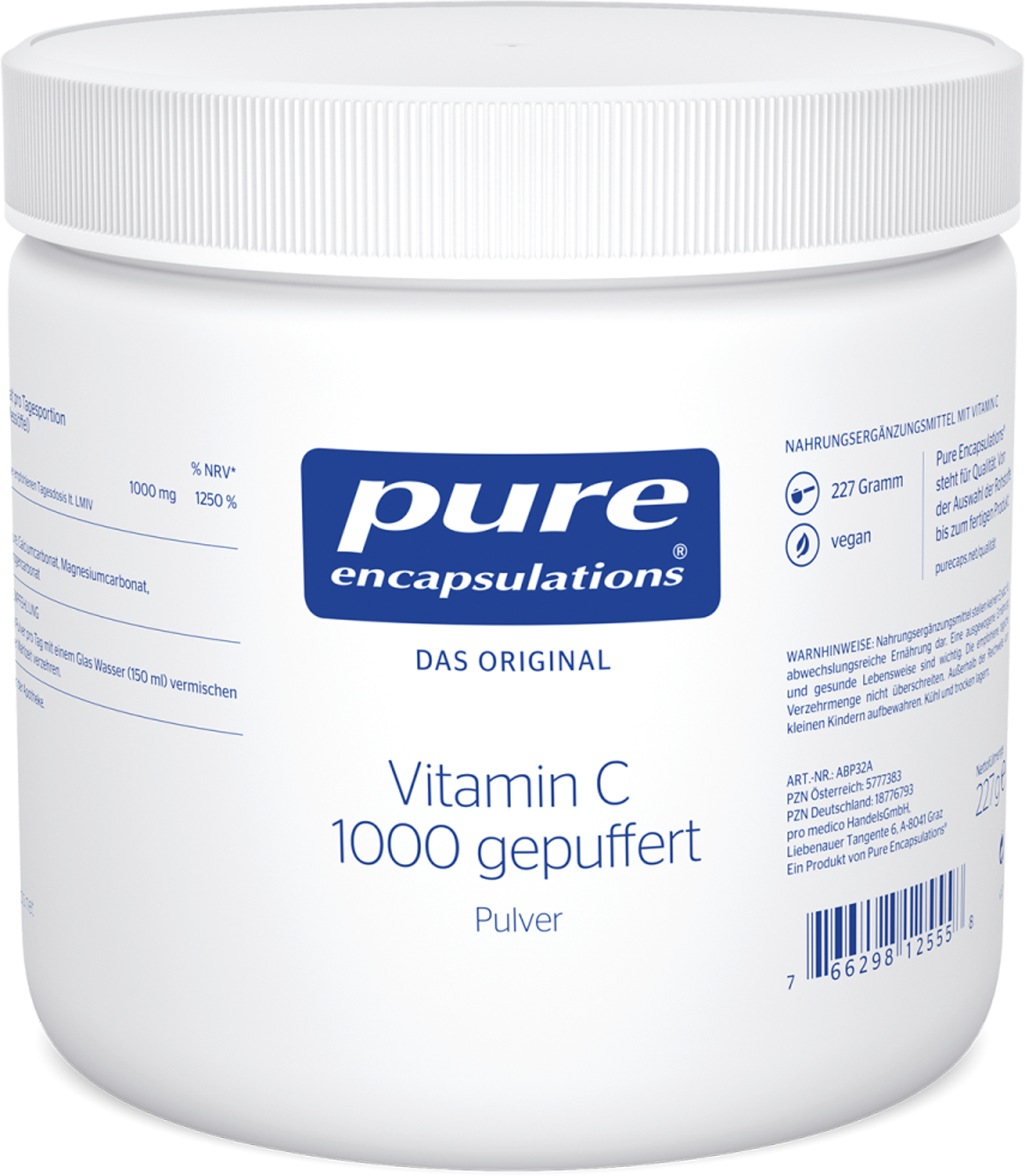 PURE ENCAPSULATIONS Vitamin C 1000 gepuffert Pulv.