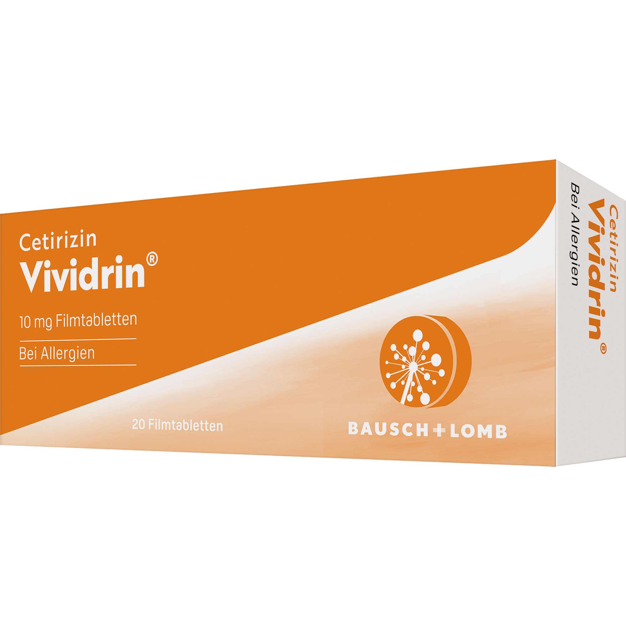 CETIRIZIN Vividrin 10 mg Filmtabletten 20 St