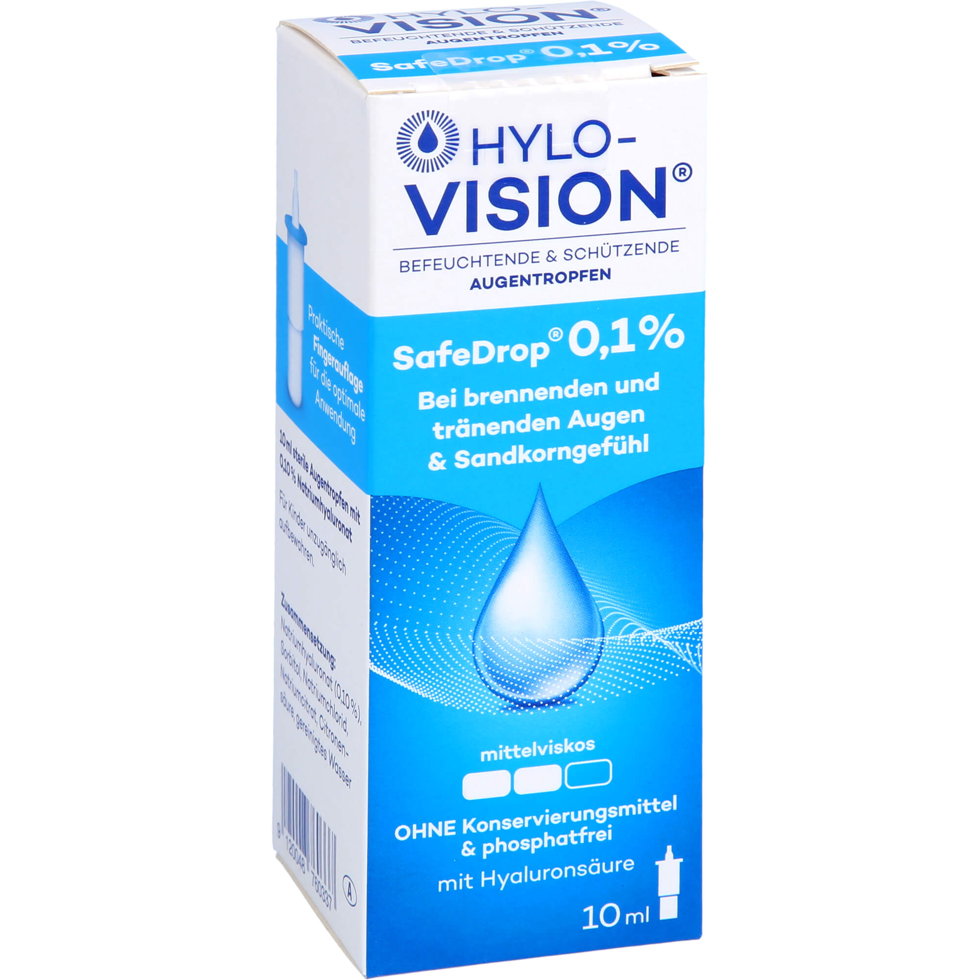 HYLO-VISION SafeDrop 0,1% Augentropfen 10 ml