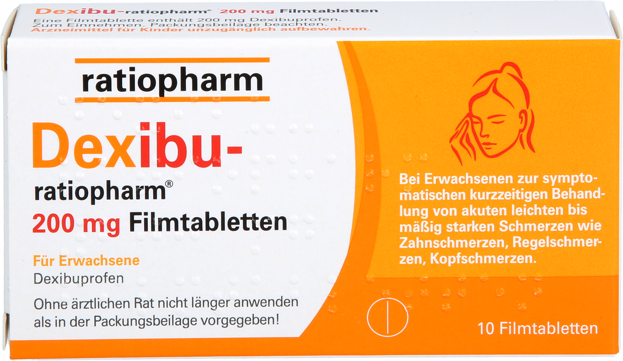 DEXIBU-ratiopharm 200 mg Filmtabletten 10 St